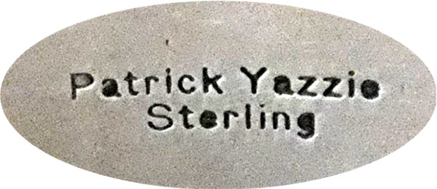Navajo Mediterranean Coral Sterling Silver Patrick Yazz
