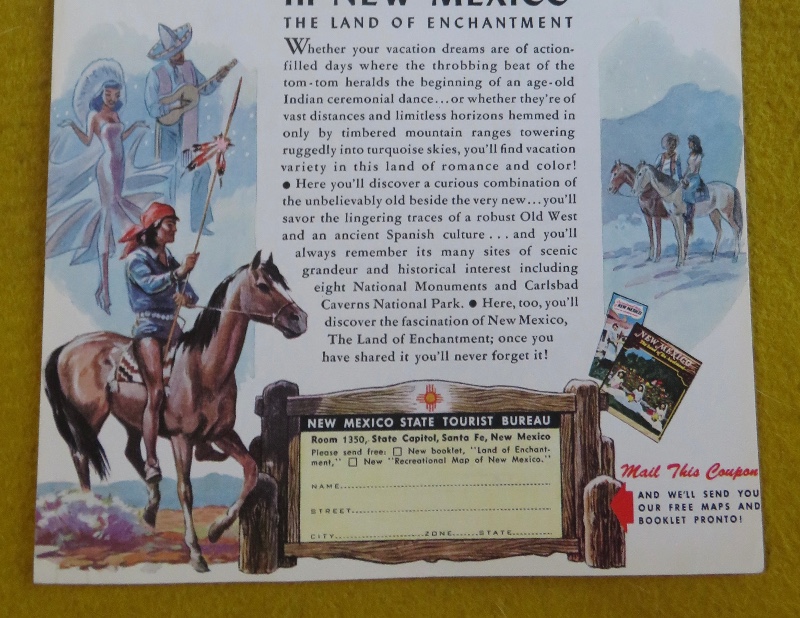 1950 New Mexico With Vacation Fun