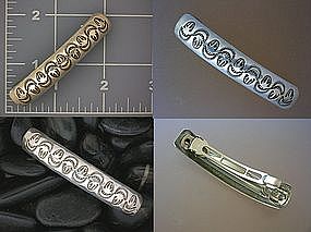 Sterling Silver Hair Blip Barrette