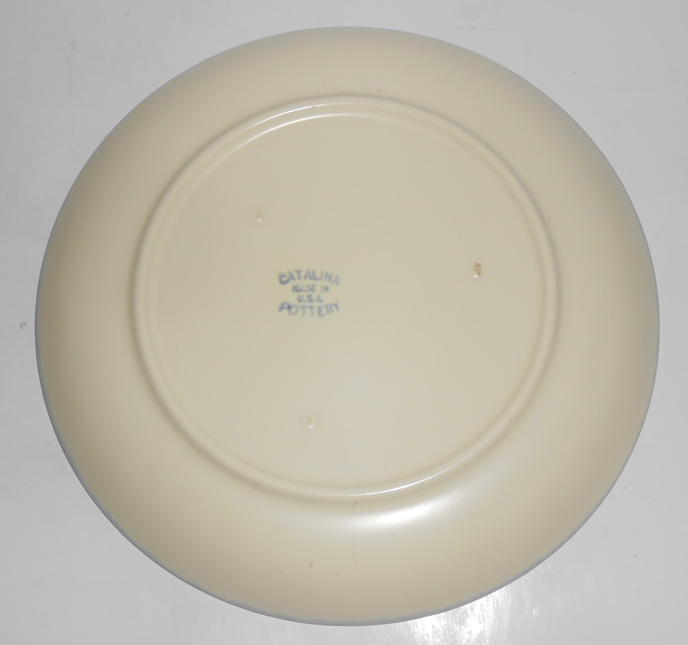 Catalina Pottery Rancho Ware Blue/Ivory Duotone Dinner