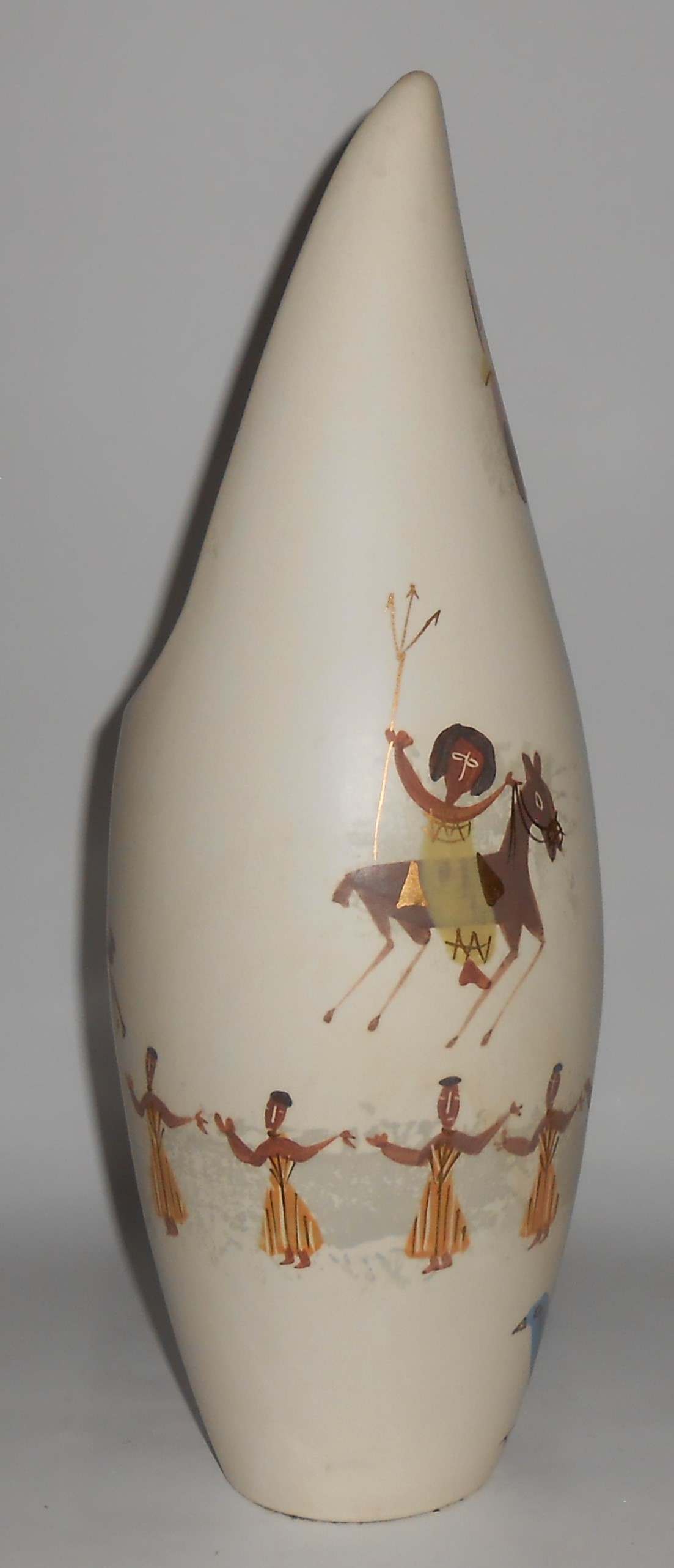 Marc Bellaire Ceramics Pottery Kashmir 15in Ovoid Vase