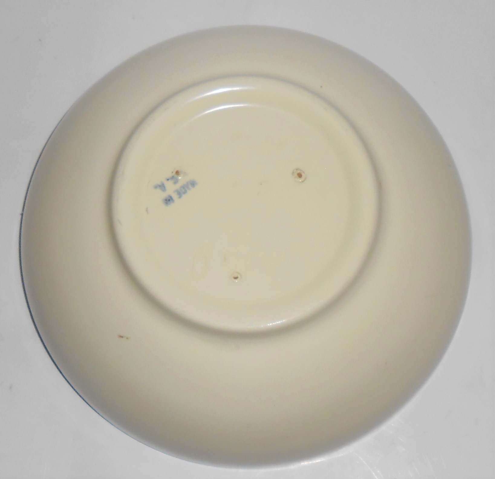 Catalina Pottery Rancho Ware Duotone Satin Blue/Ivory V