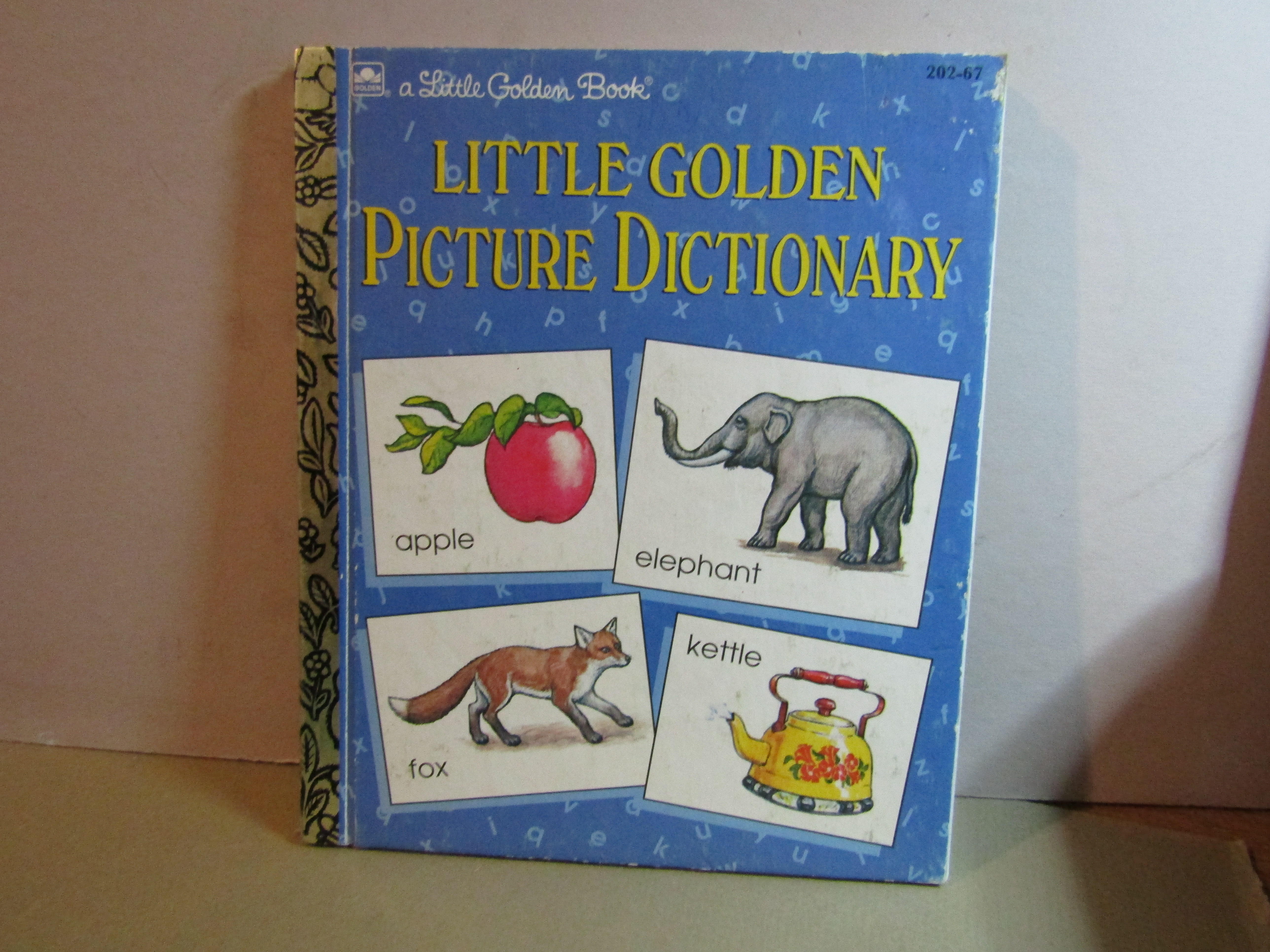 Vintage Little Golden Book Picture Dictionary