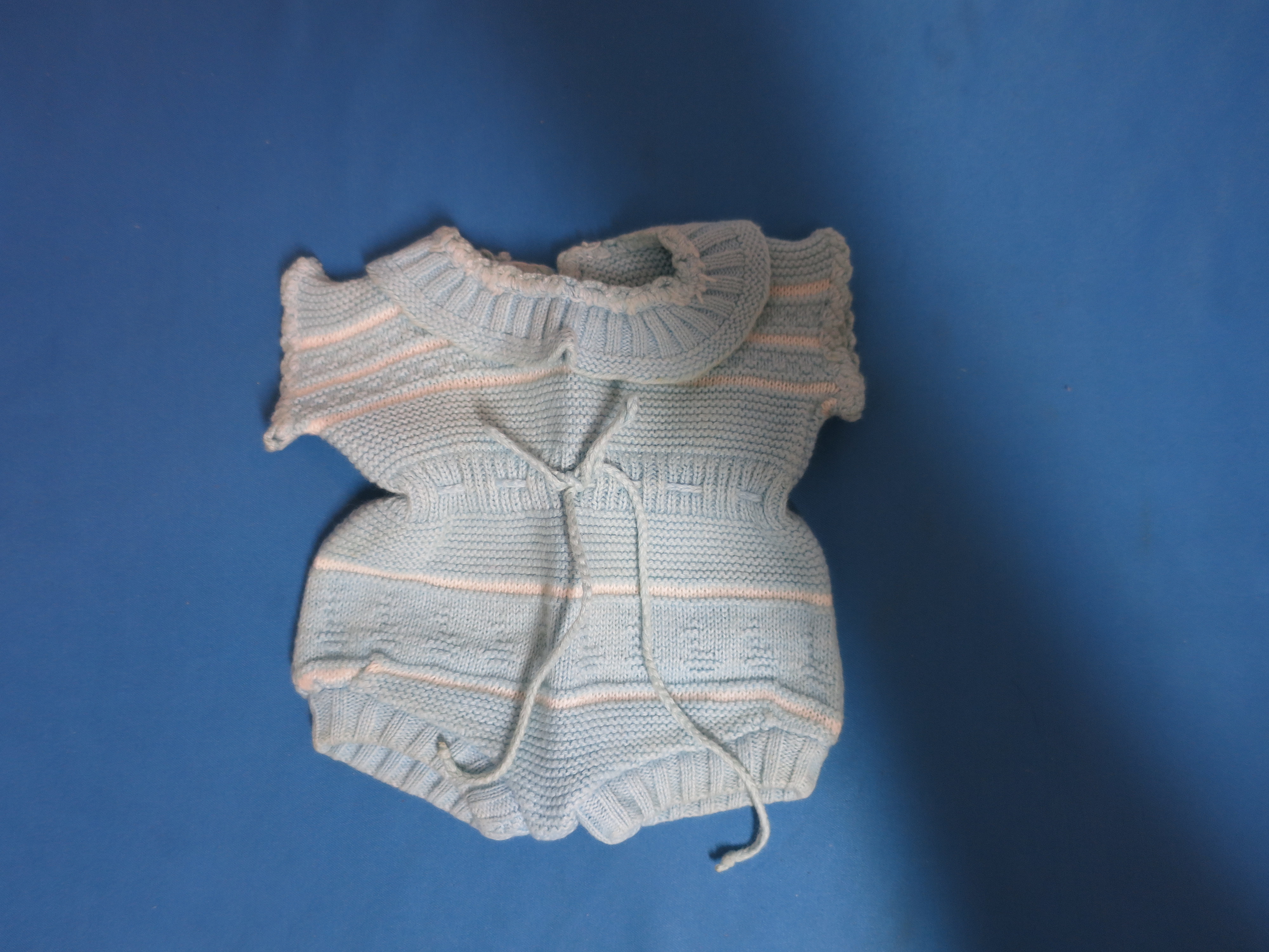 Blue Knit Romper fit Tiny Tears Betsy Wetsy 1950'S
