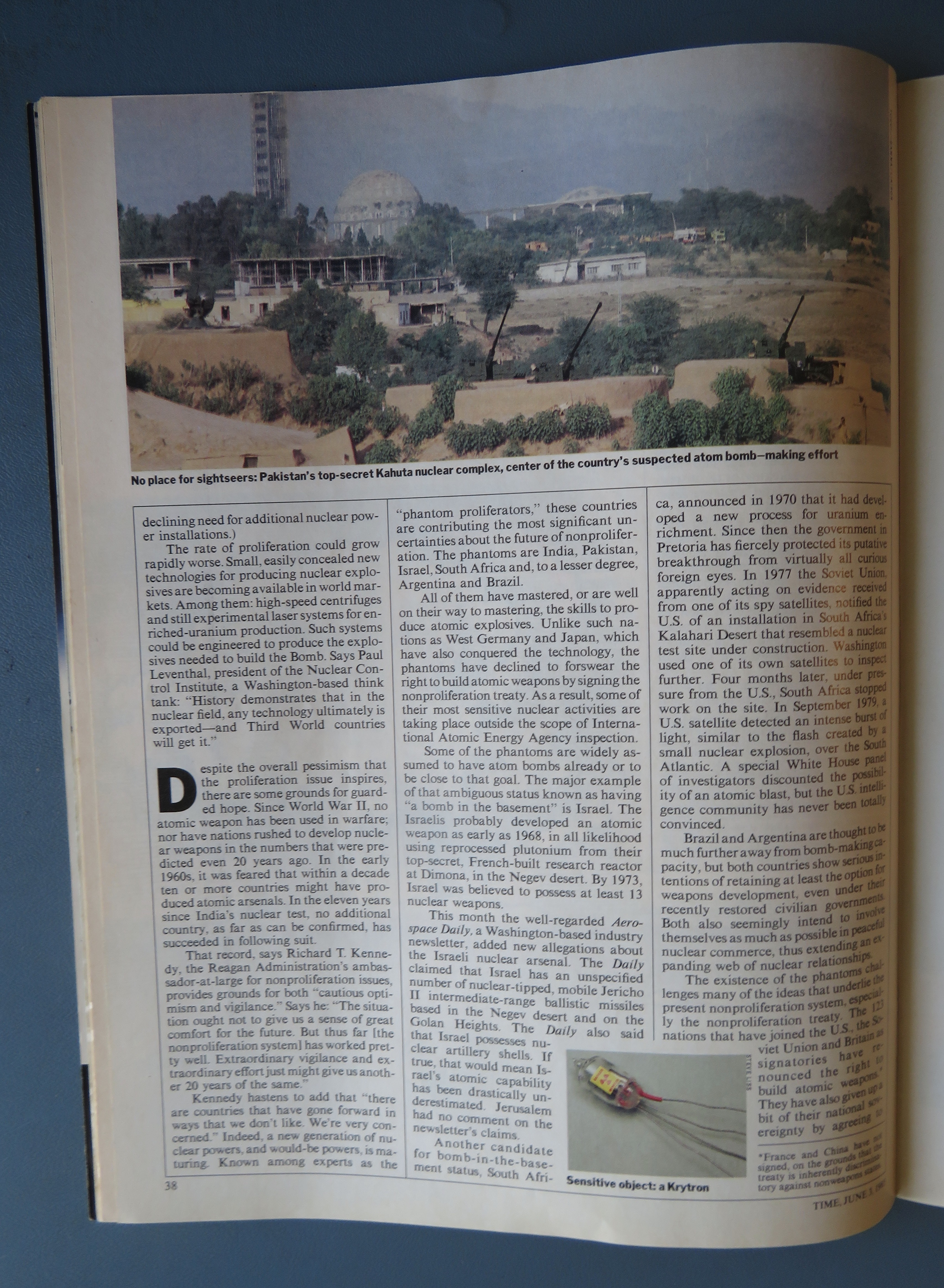 Time Magazine-June 3, 1985-Nuclear Threat