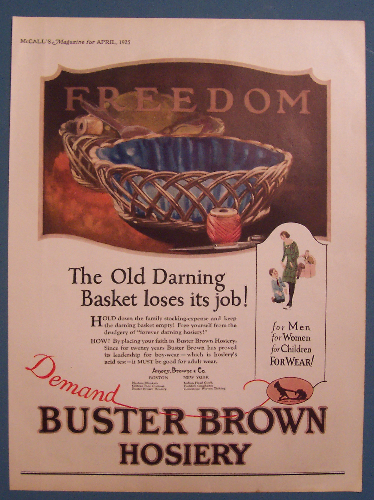 1925  Buster Brown Hosiery