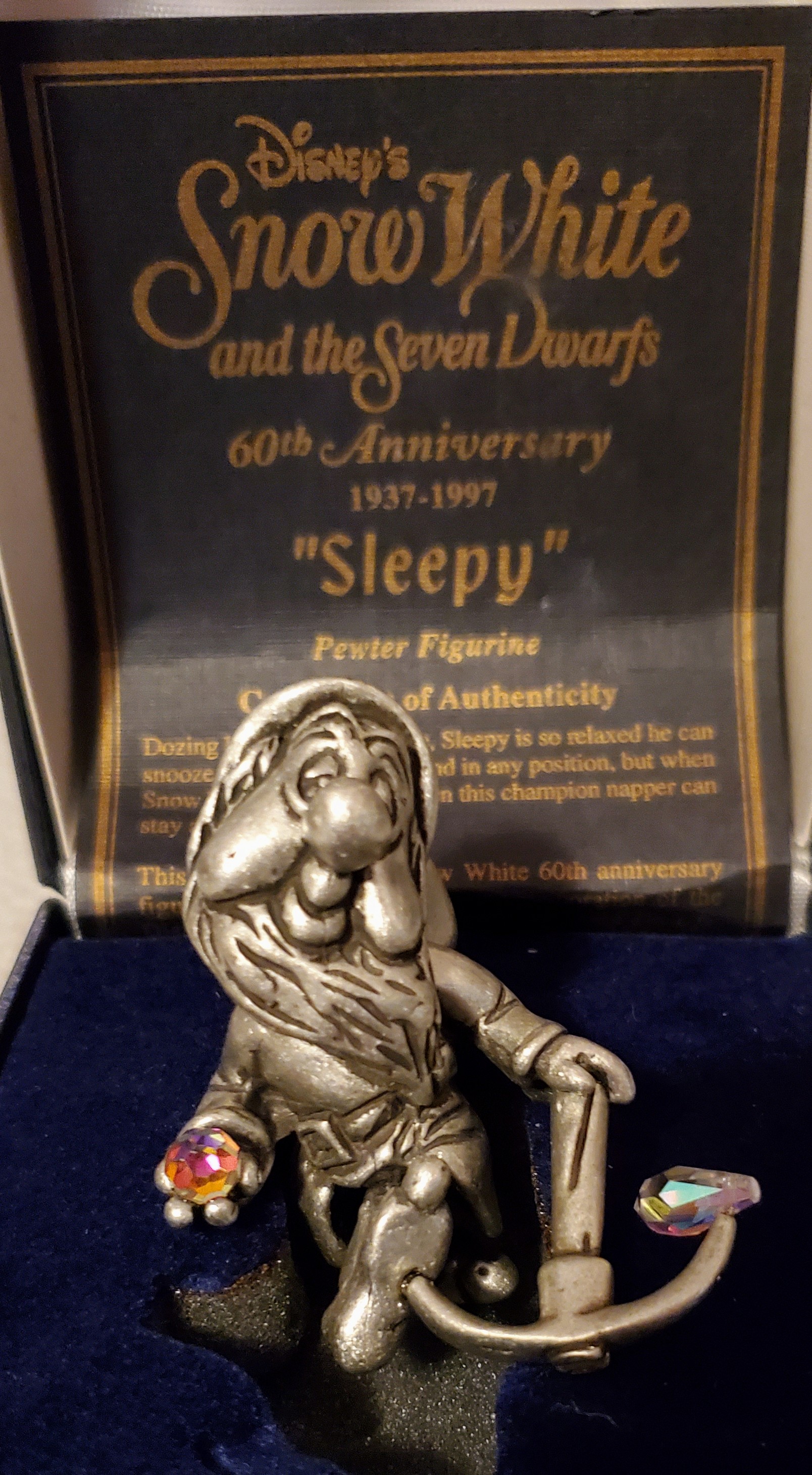 Snow White Sleepy Pewter Figurine