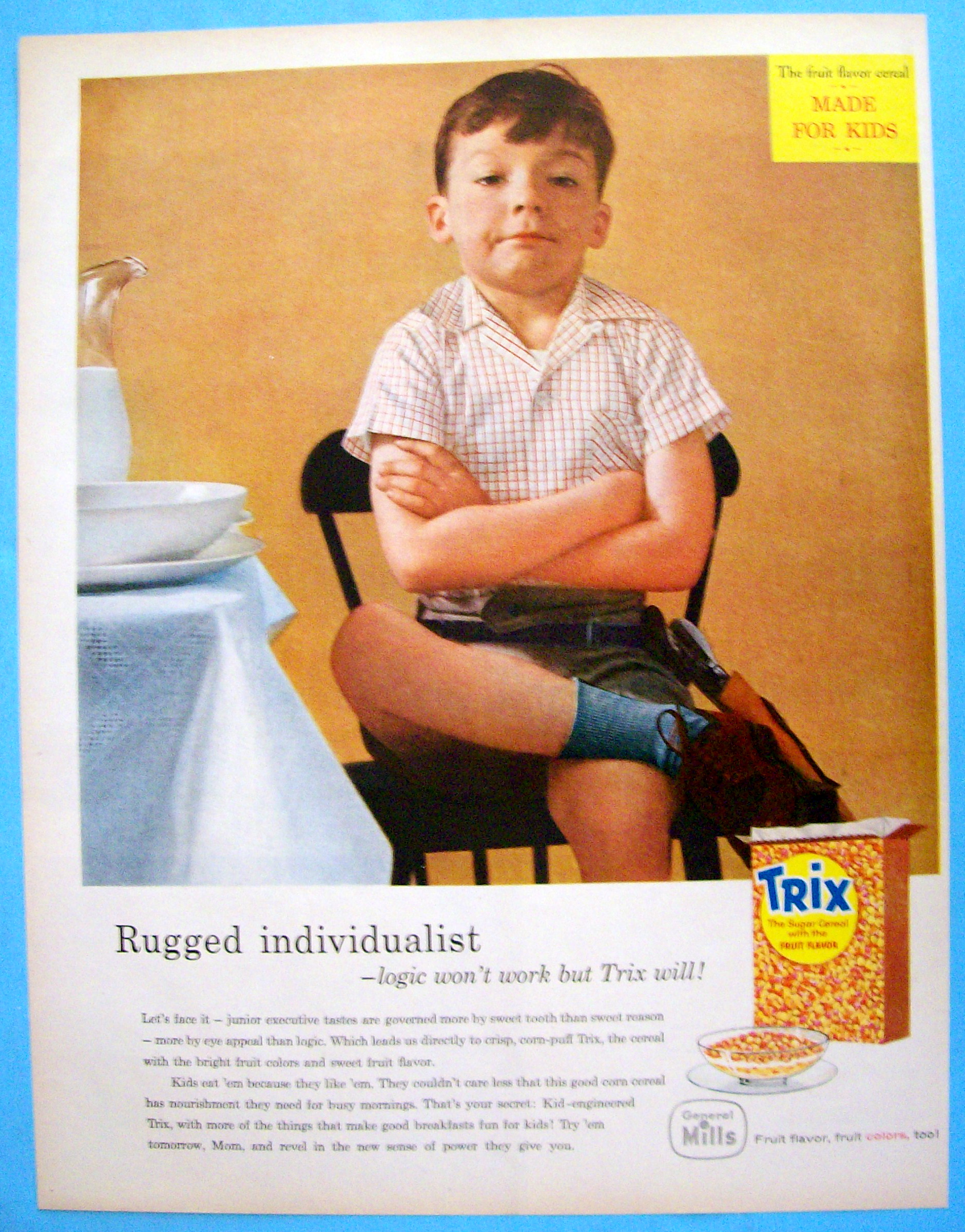 Vintage Ad: 1957 Trix Cereal