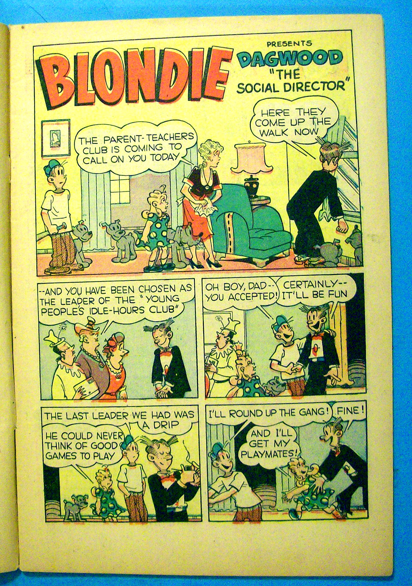 Blondie Comics #20 July 1950 Dagwood In Man To Man