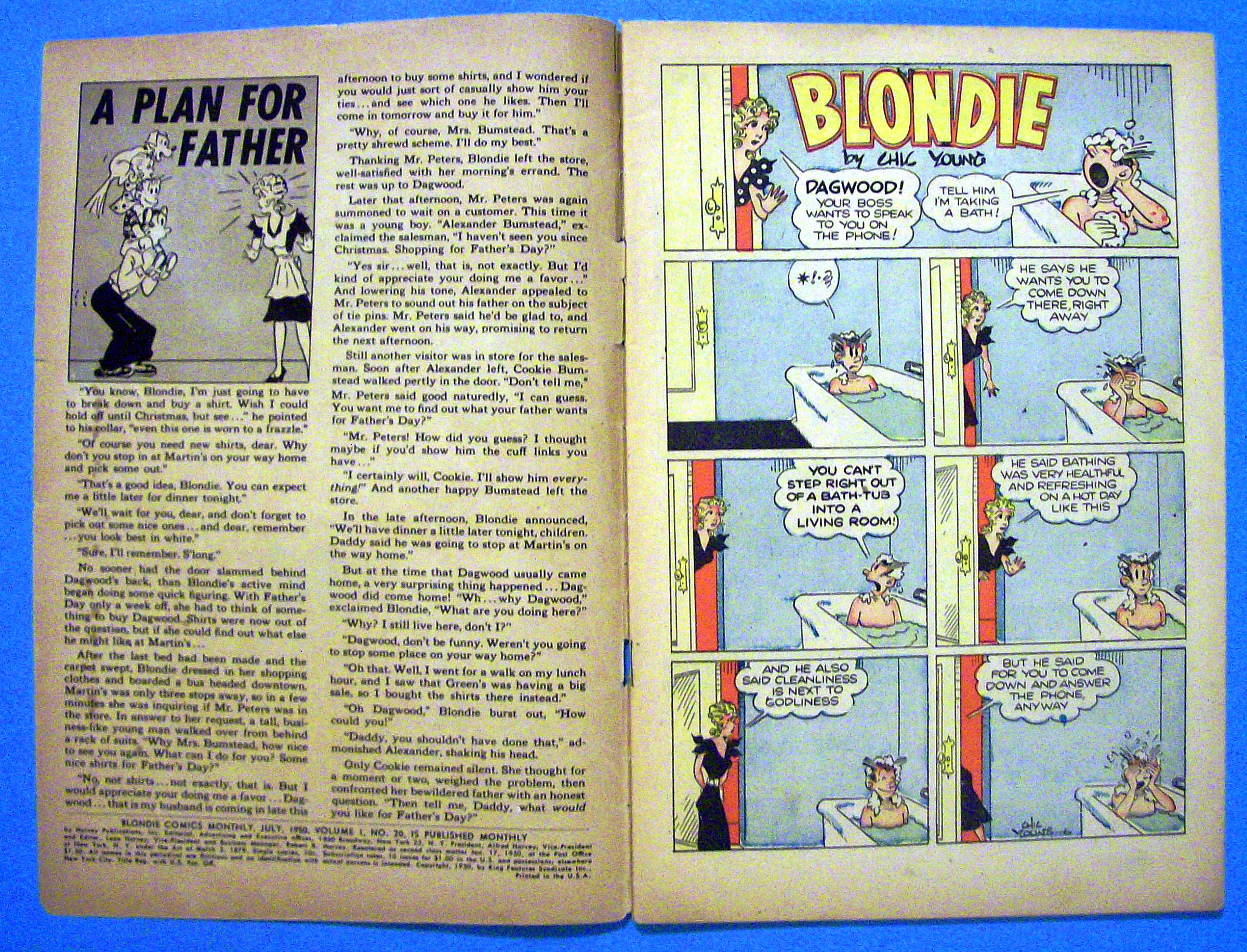 Blondie Comics #20 July 1950 Dagwood In Man To Man