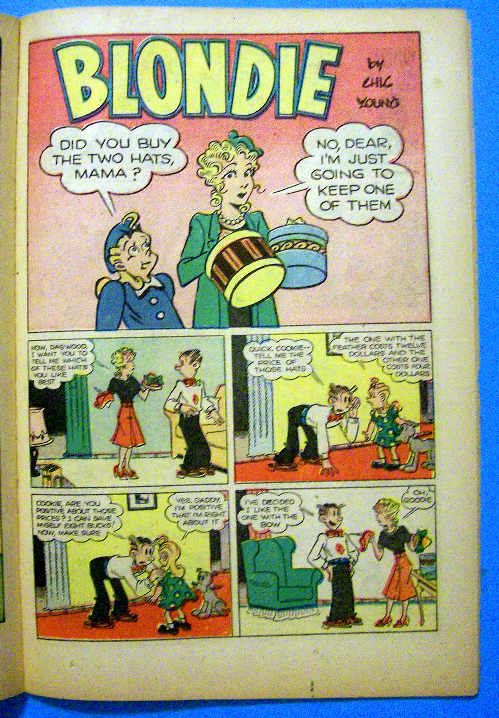 Blondie Comics #20 July 1950 Dagwood In Man To Man