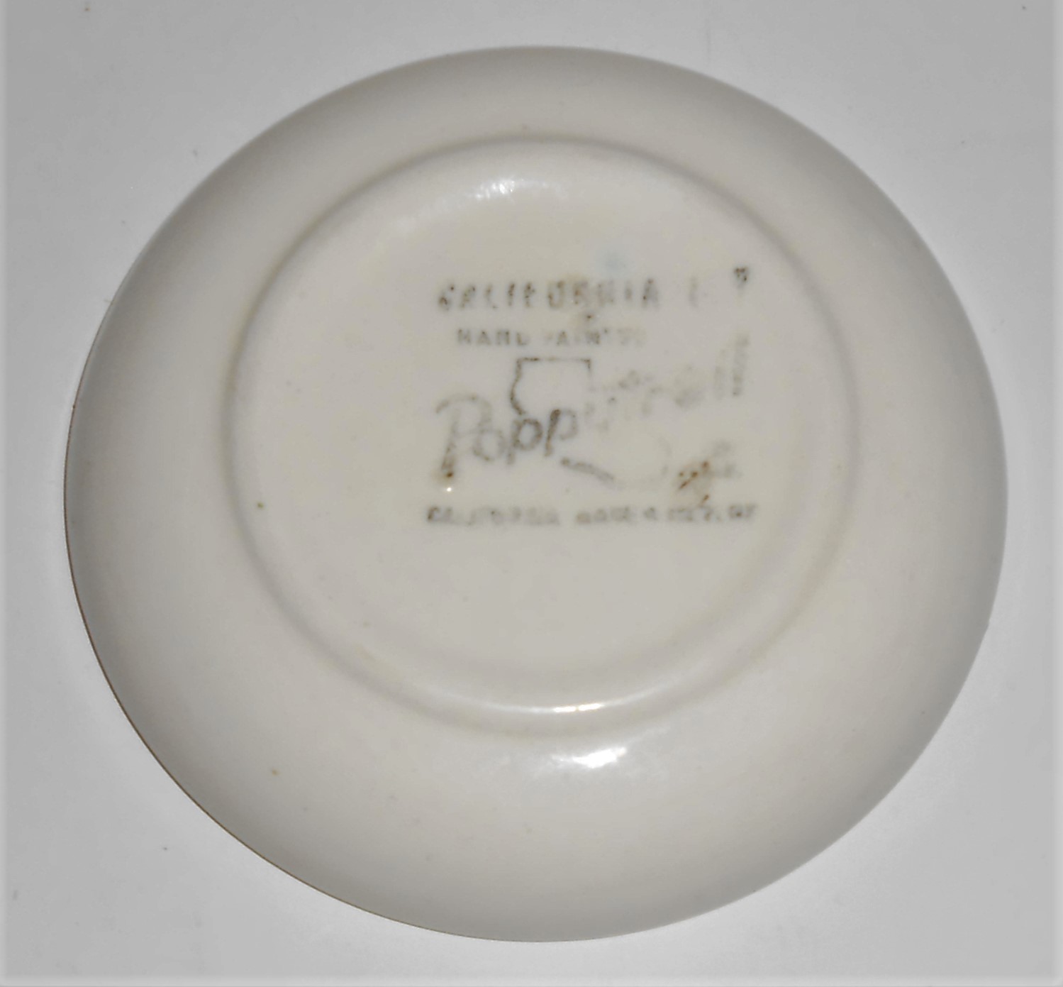 Metlox Pottery Poppy Trail California Ivy Coaster