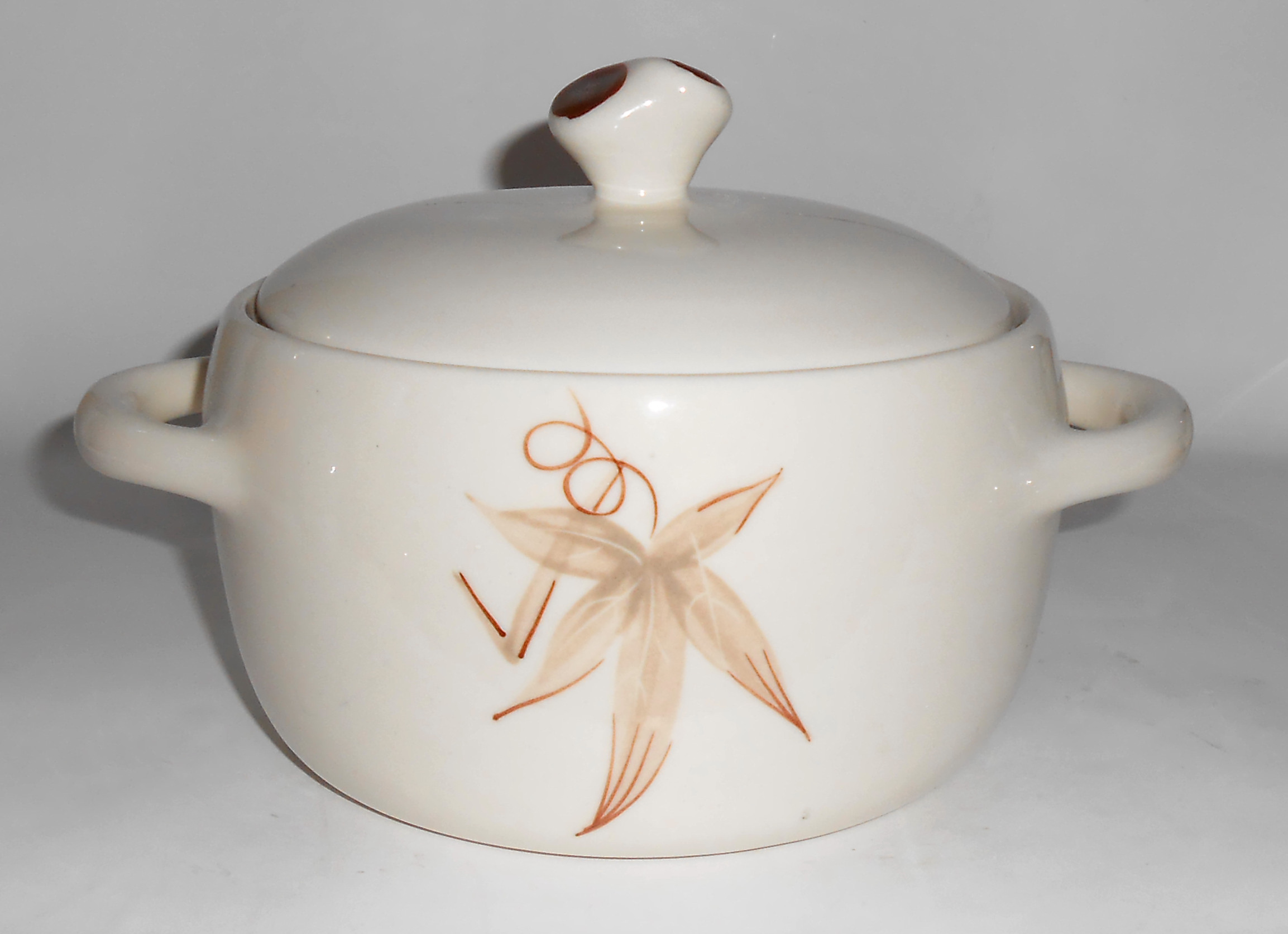 Winfield China Pottery Passion Flower Casserole W/Lid!