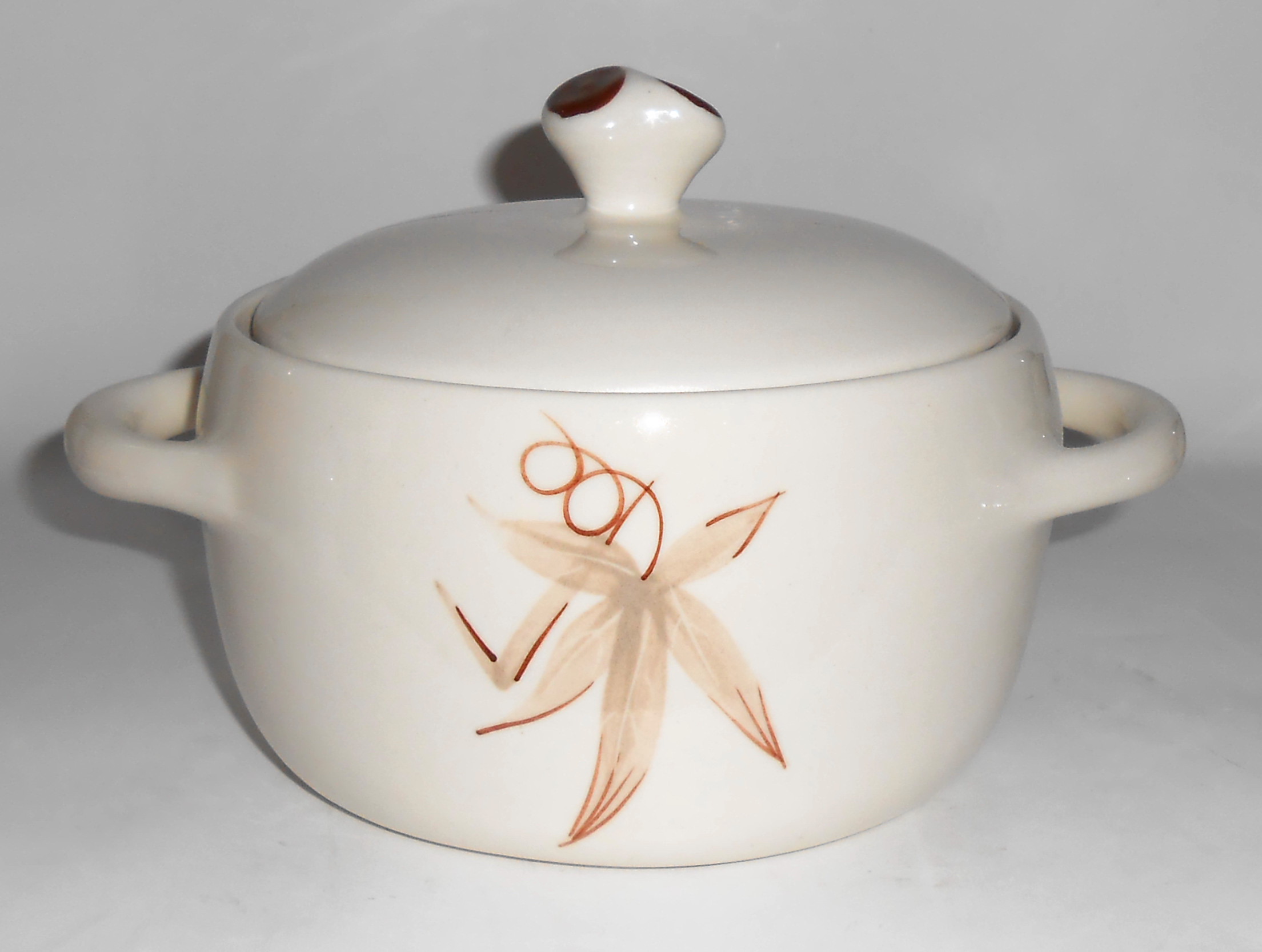 Winfield China Pottery Passion Flower Casserole W/Lid!