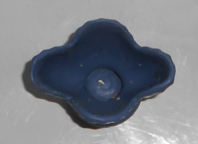 VINTAGE Niloak Pottery Matte Blue Cabinet Vase #1