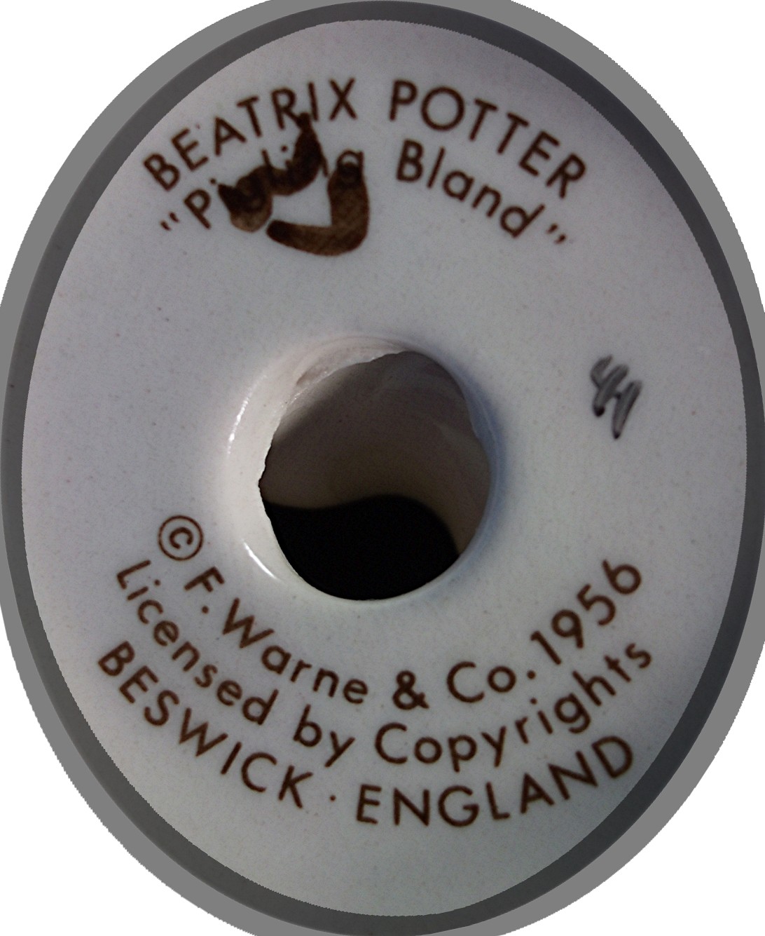 Beatrix Potter's Pigling Bland Vintage Vagabond Pig