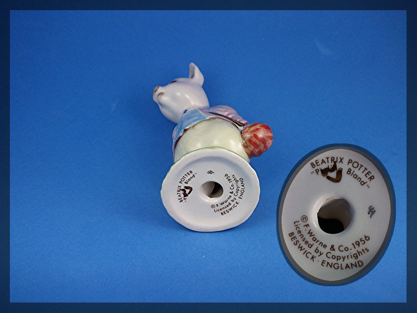 Beatrix Potter's Pigling Bland Vintage Vagabond Pig