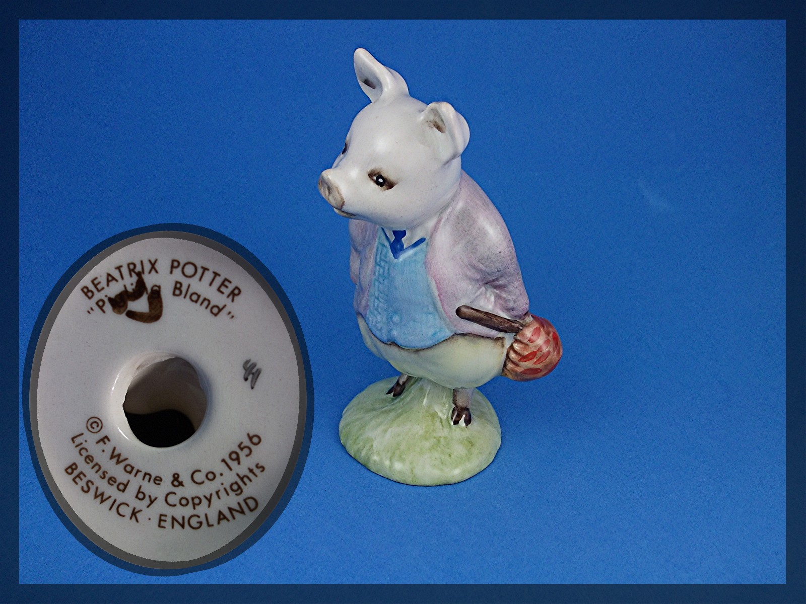 Beatrix Potter's Pigling Bland Vintage Vagabond Pig