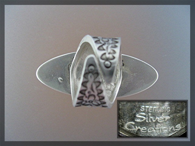 David Troutman  Bisbee Turquoise Sterling Silver Ring