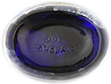 Carnival Glass Blue Indian Joe St Clair Tooth Pick