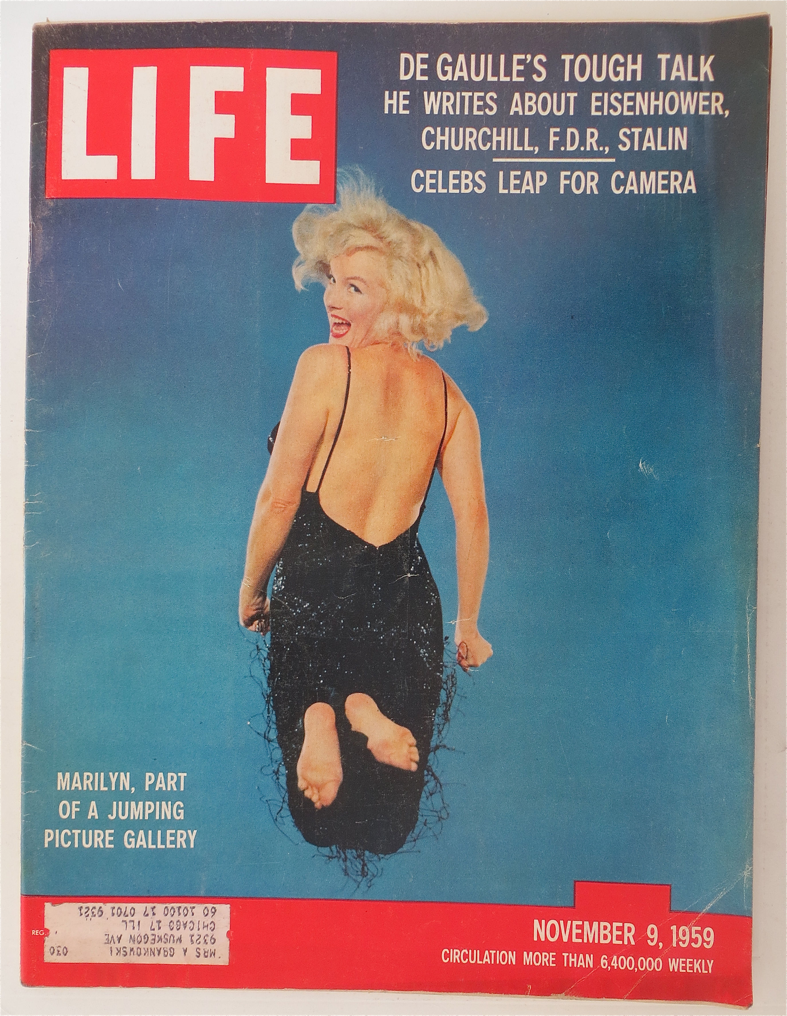 Life Magazine November 9, 1959 Marilyn Monroe