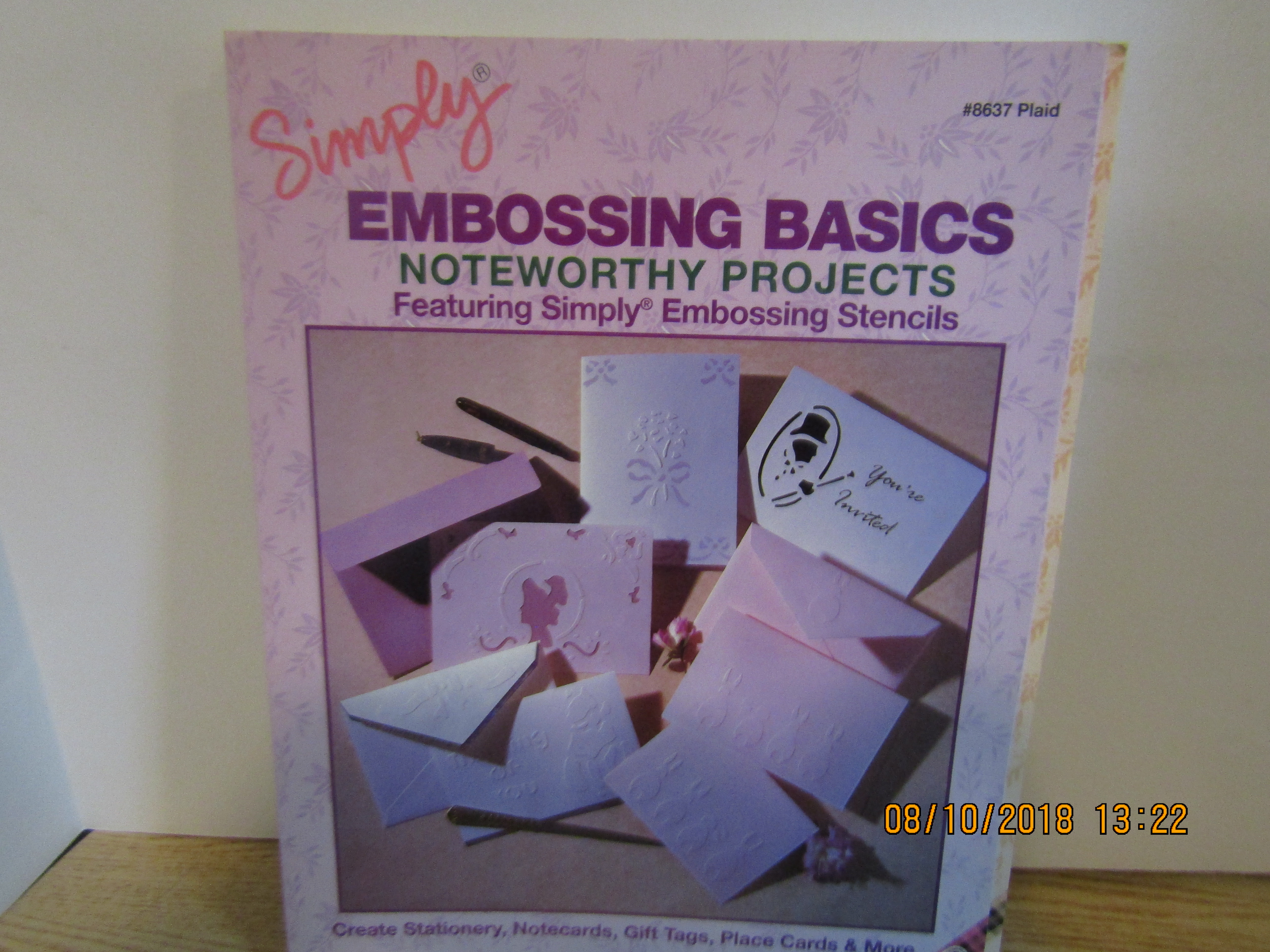 Plaid Craft Book Simply Embossing Basic  #8637