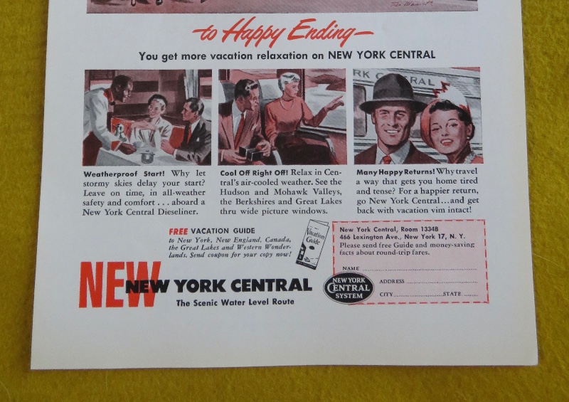 1950 New York Central With From Head Start To Happy Ending