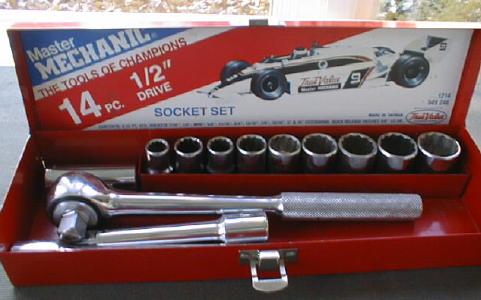 Master Machanic 1/2" Drive Socket Set & Case