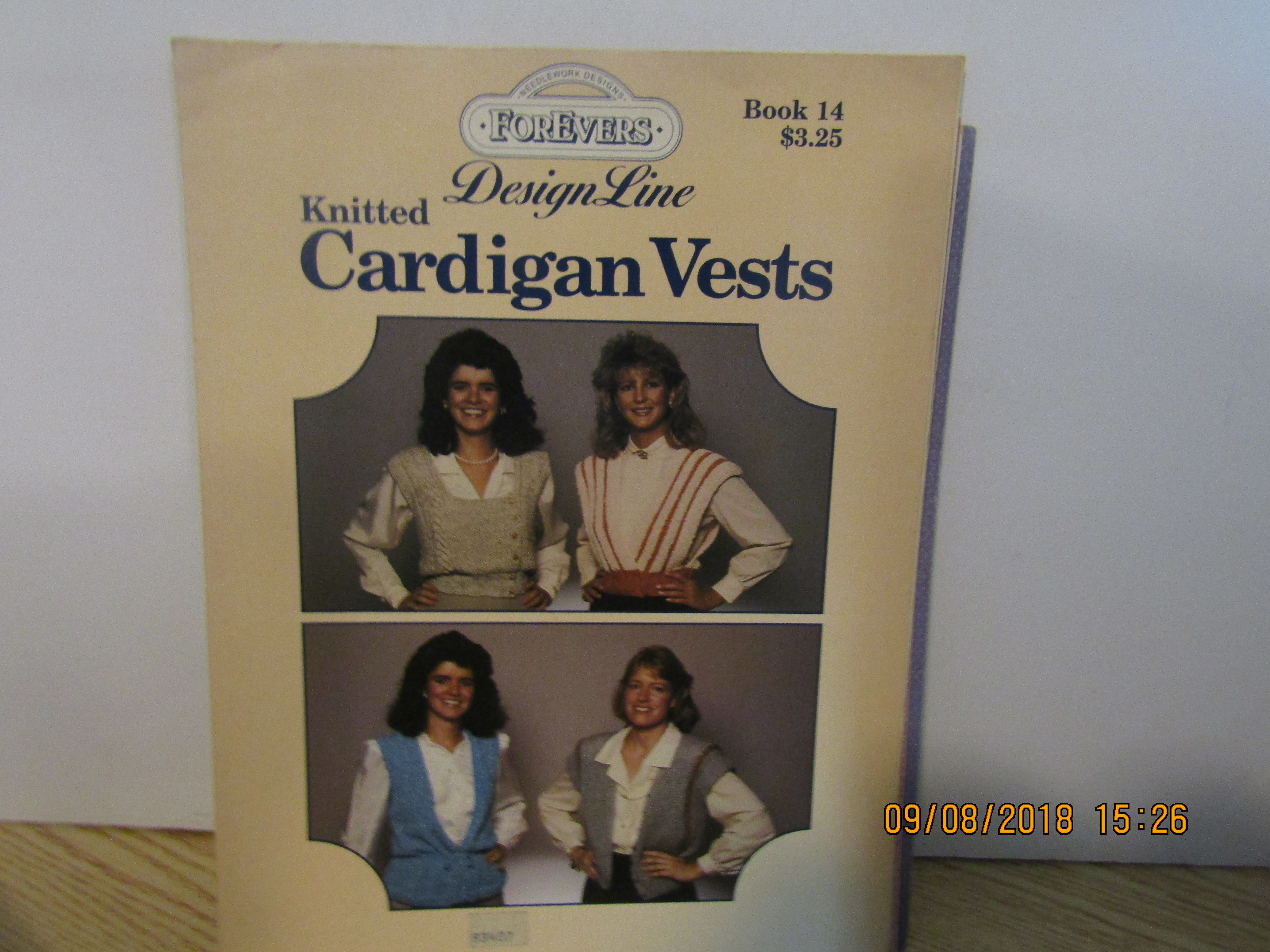 ForEvers Craft Book Design Line Cardigan Vest #14