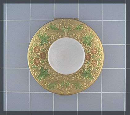 Compact Jaurez Mexico Flowers Souvenir