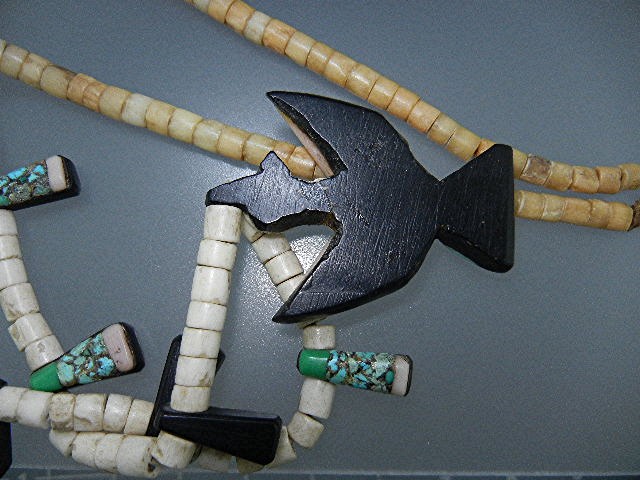 Native American Santo Domingo Inlay 40s-50s Necklace