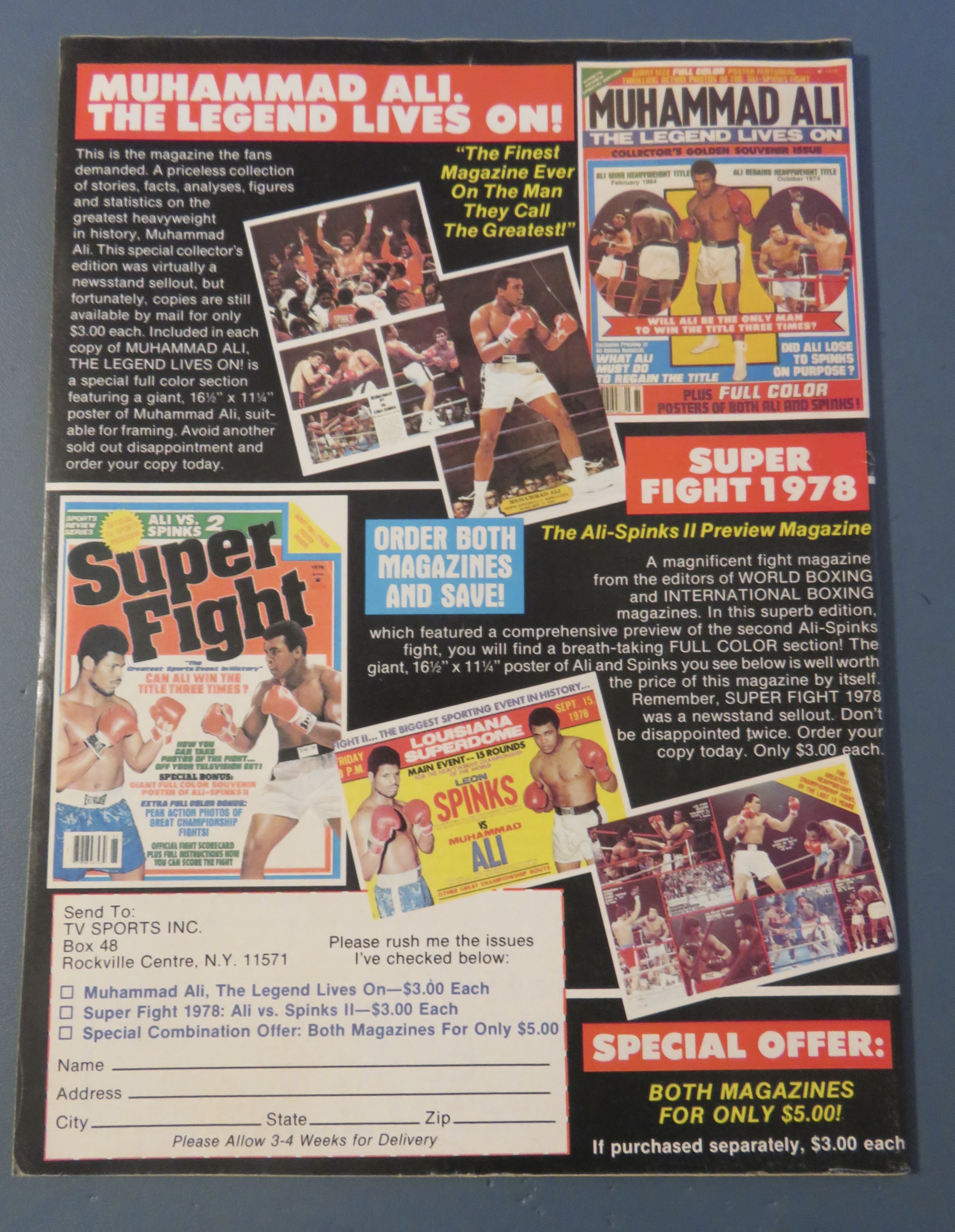 World Boxing Magazine November 1982 Sugar Ray Leonard
