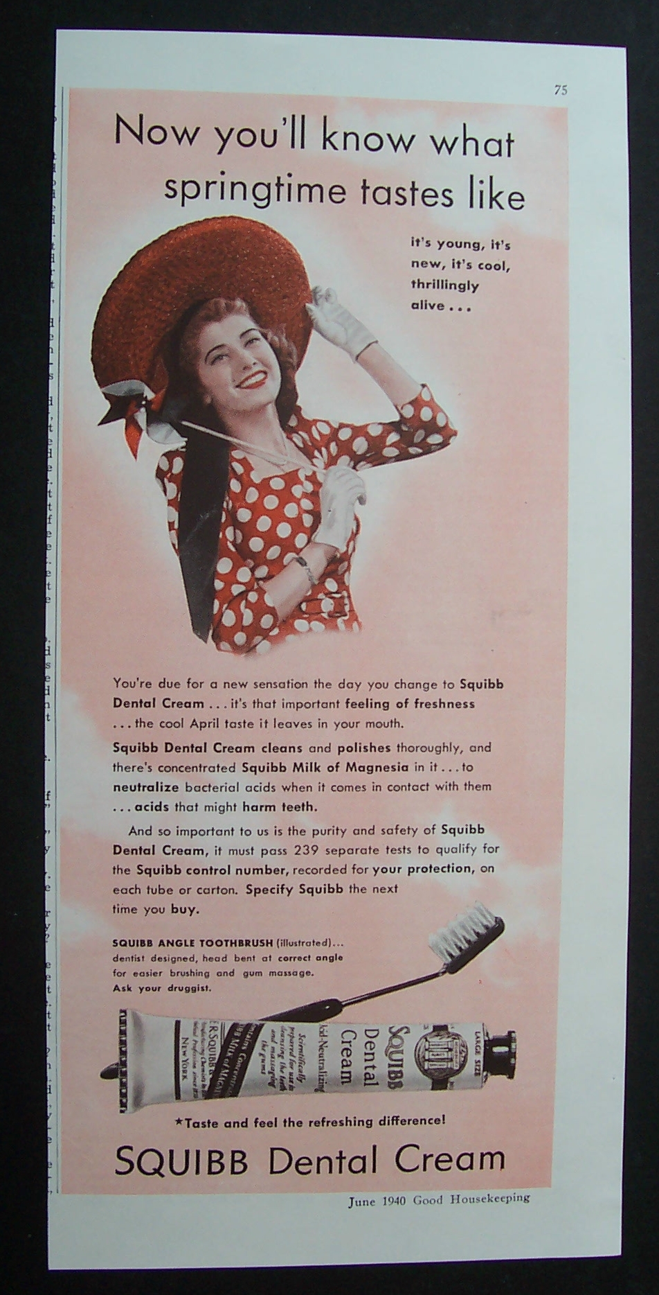 1940 Squibb Dental Cream