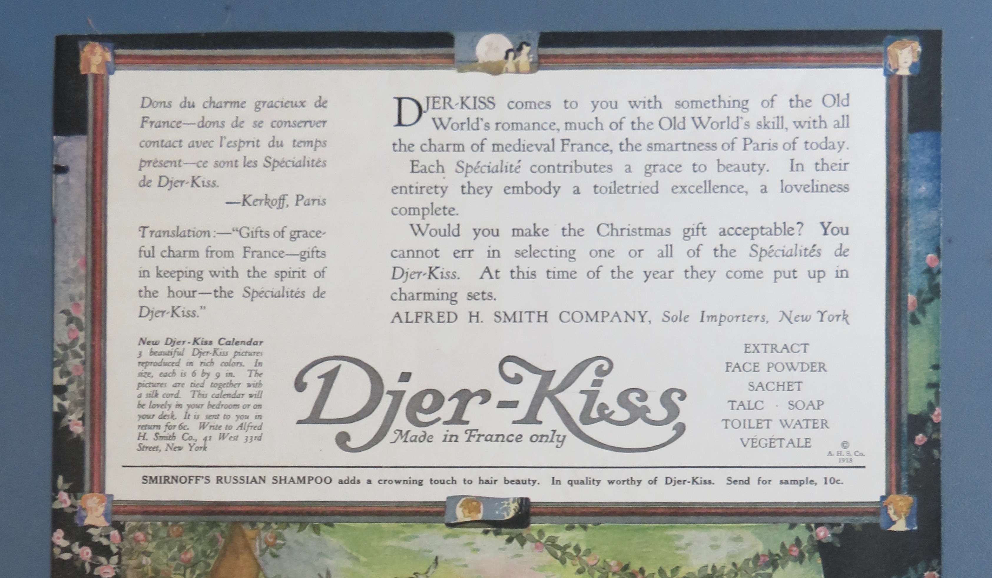 1918 Djer Kiss with Two Women Weaving Yarn