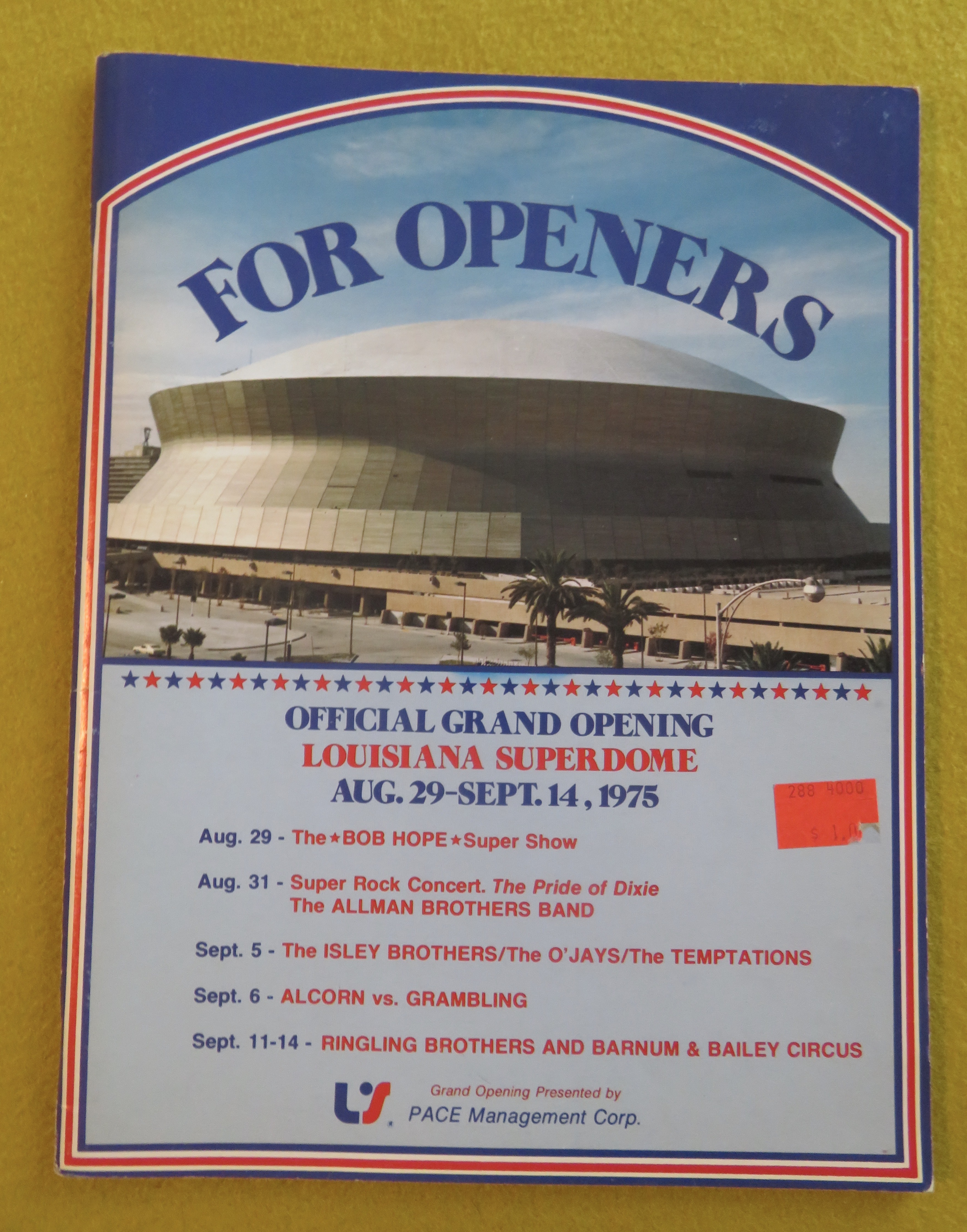 For Openers (Louisiana Superdome) 1975 Grand Opening