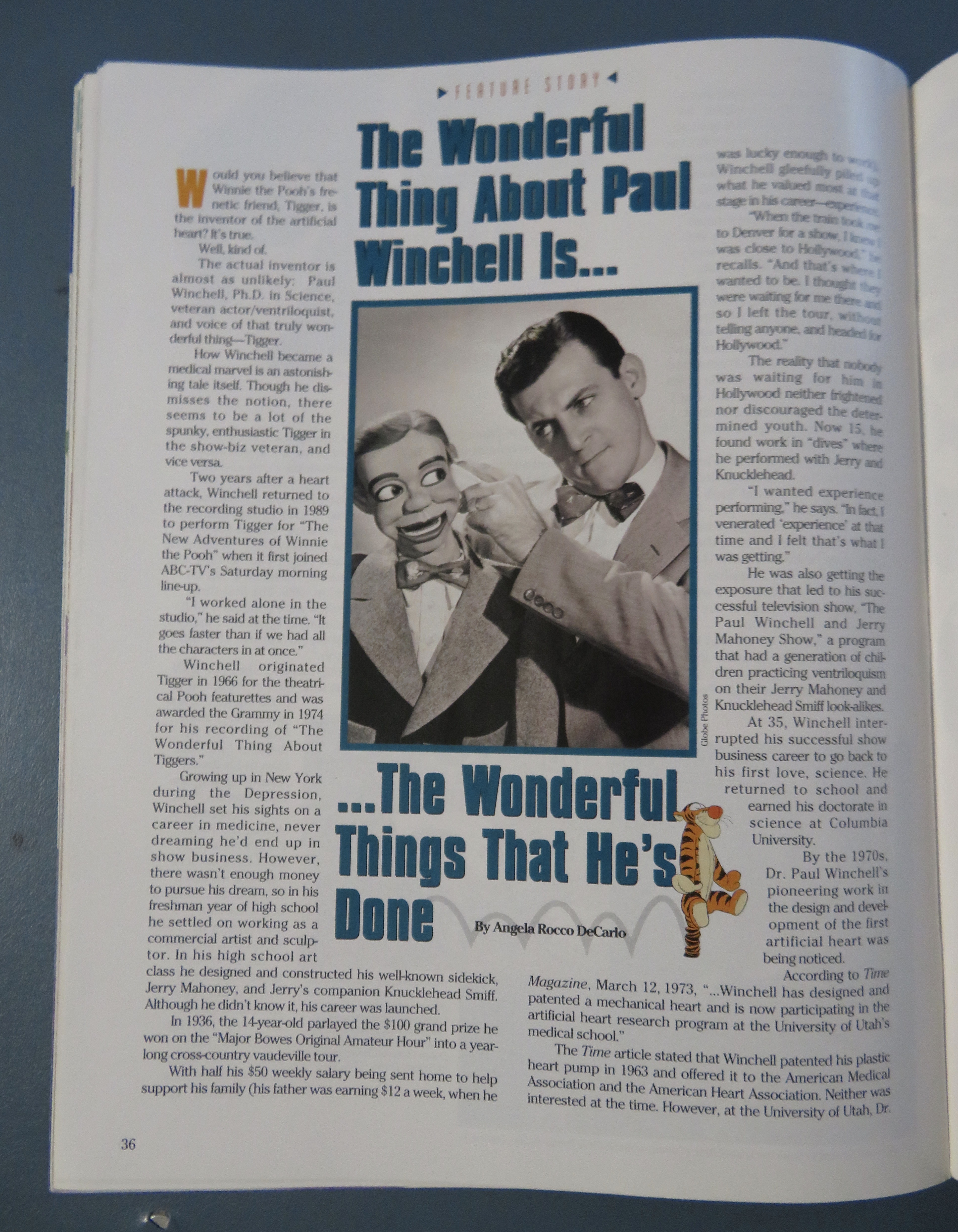 The Disney Magazine Winter 1994 Tomorrowland