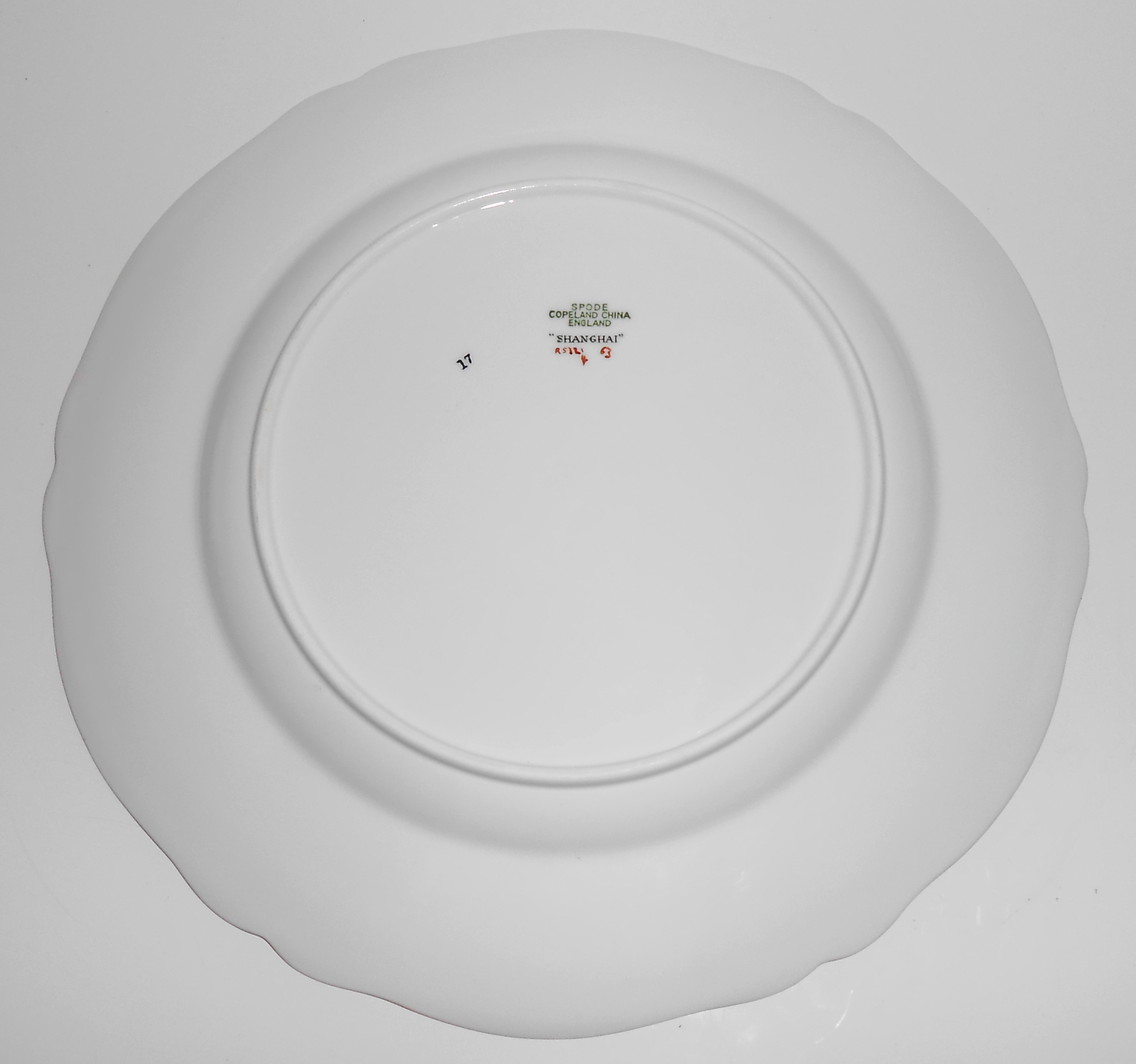 Spode China Pottery Porcelain Shanghai Dinner Plate