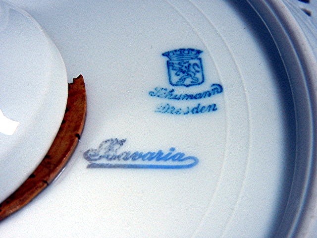 Dresden Chateau Porcelain Compote Schumann Bavaria