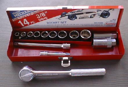 Master Machanic 3/8" Drive Socket Set in Steel Case