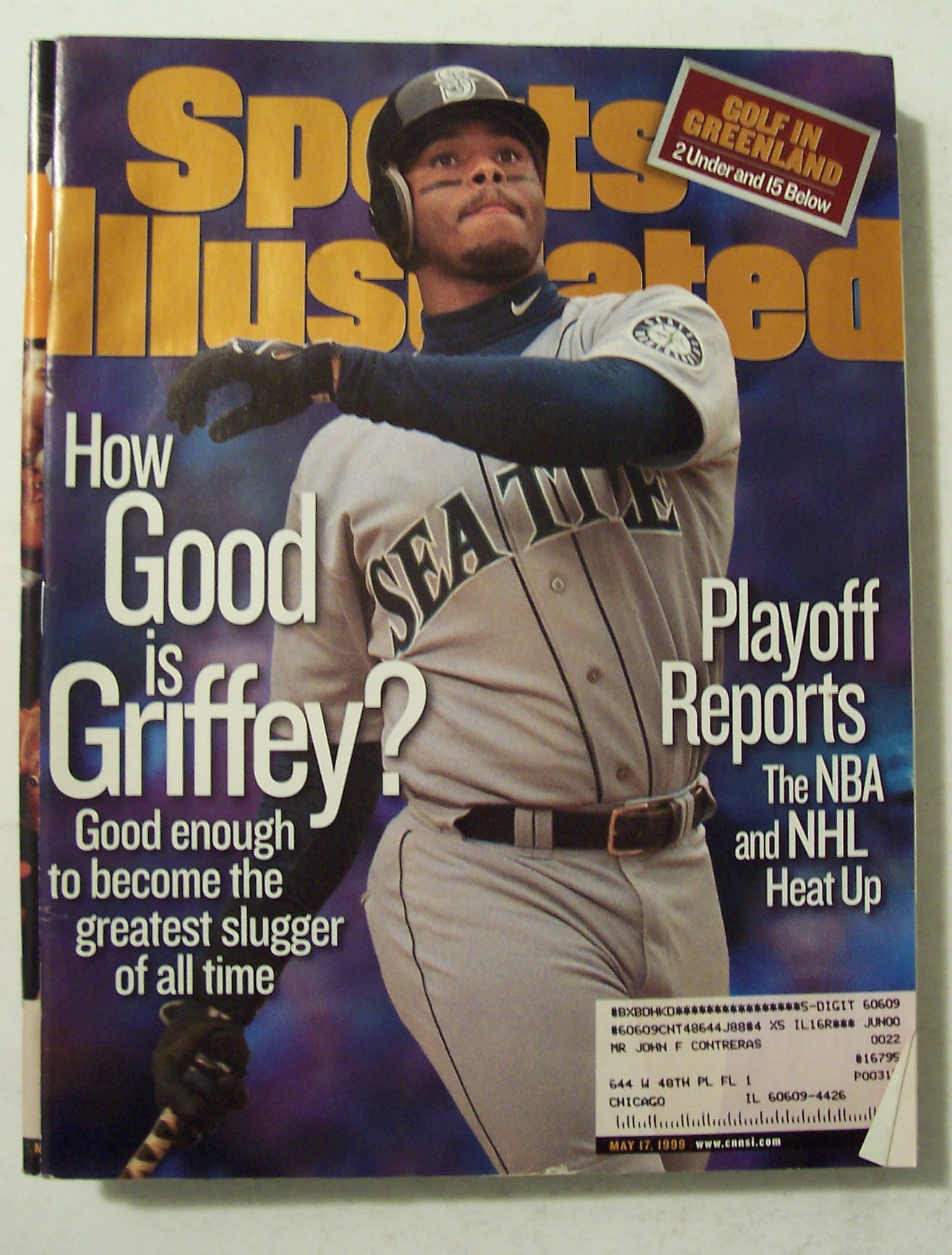 Sports Illustrated Magazine-May 17, 1999-Ken Griffey Jr
