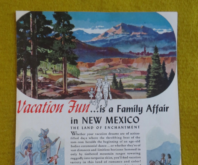 1950 New Mexico With Vacation Fun