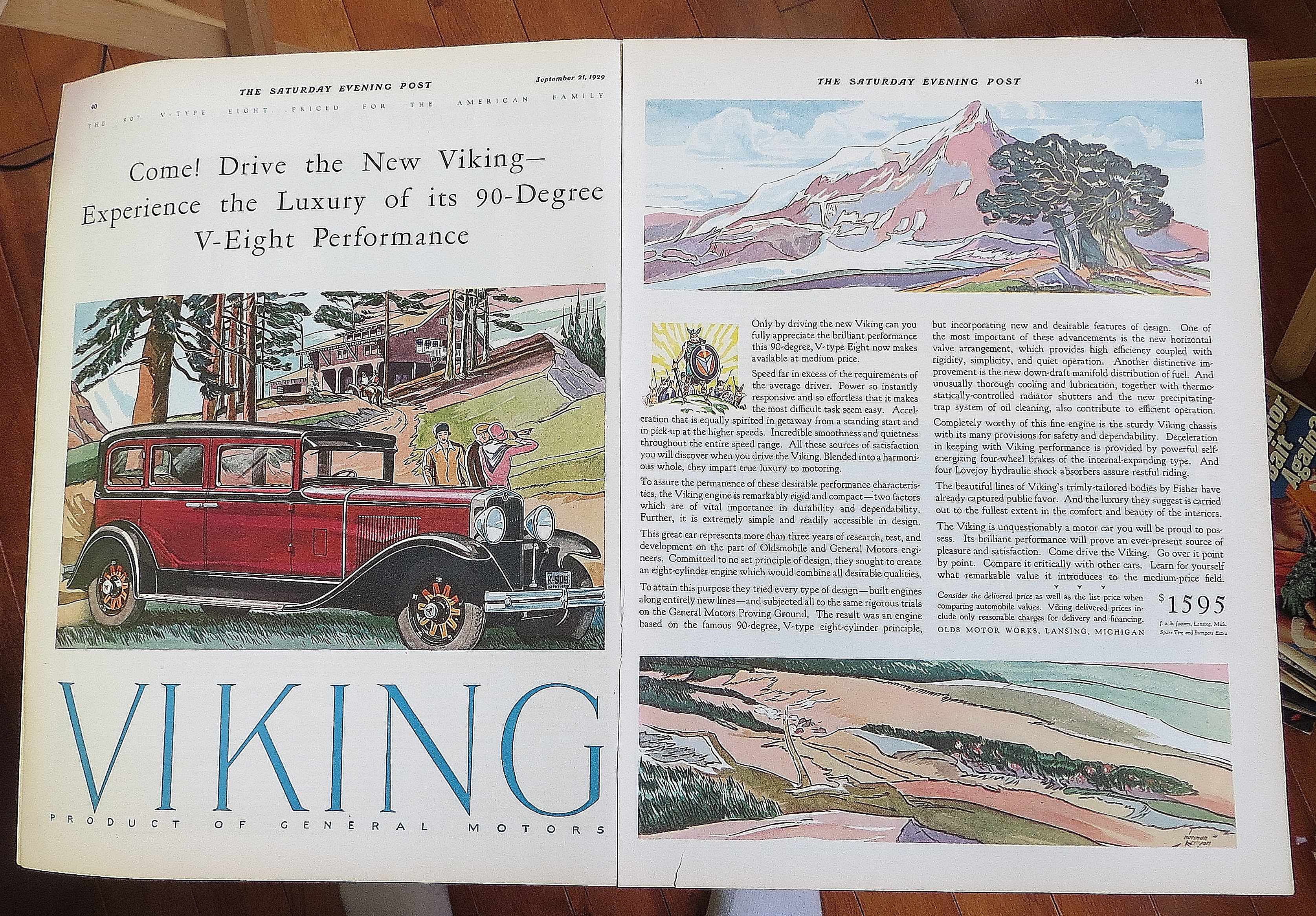 1929 Viking Automobile With New Viking