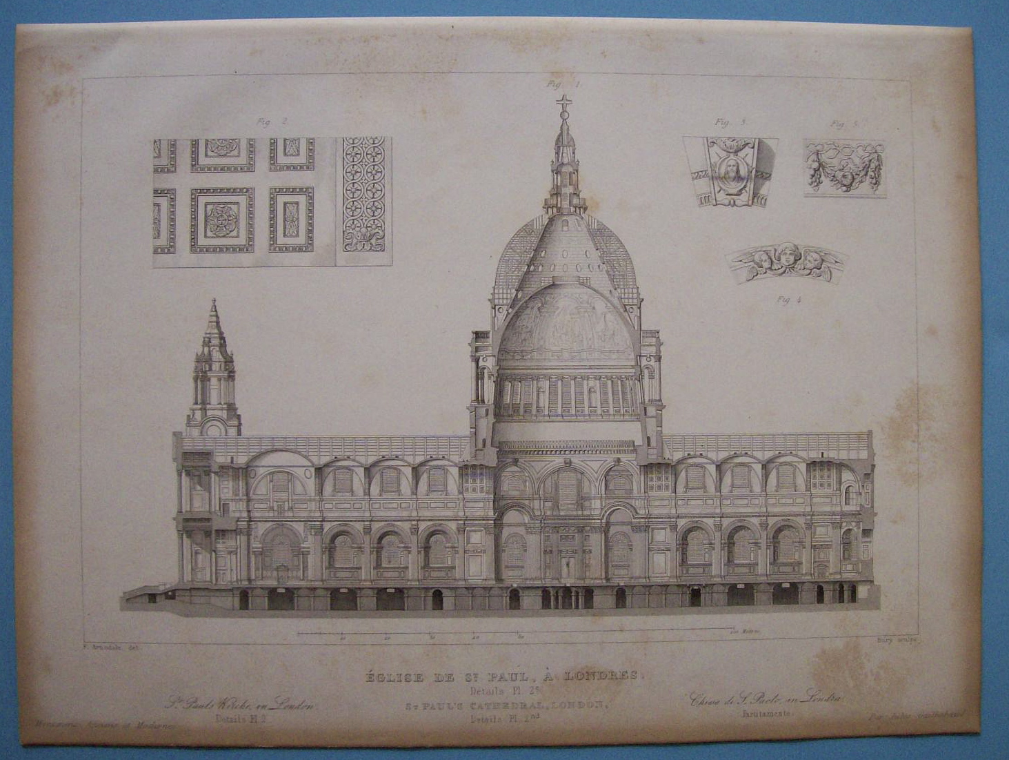 Eglise De St Paul, A Londres-St Paul Cathedral-Interior