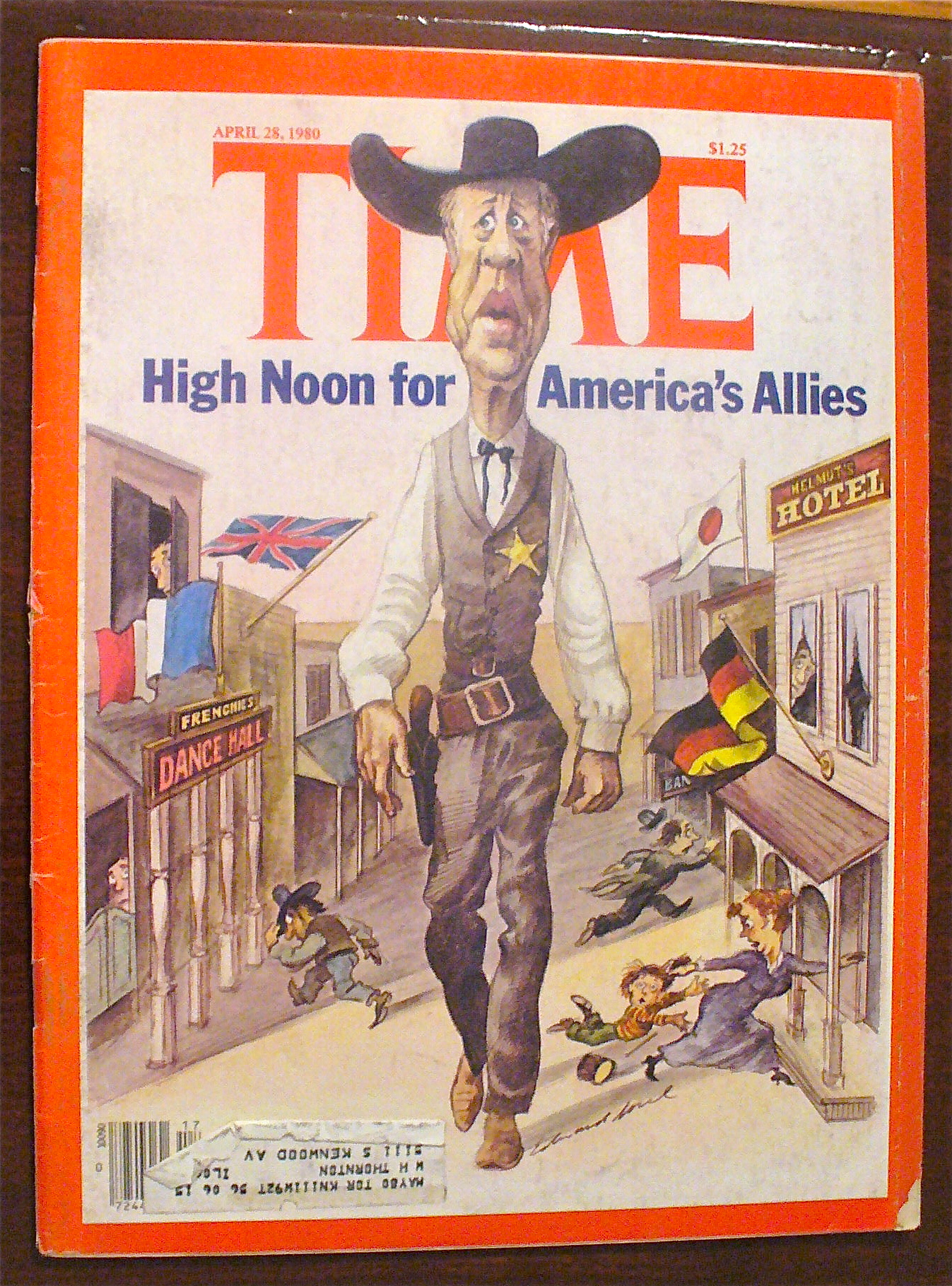 Time Magazine-April 28, 1980-High Noon For Allies