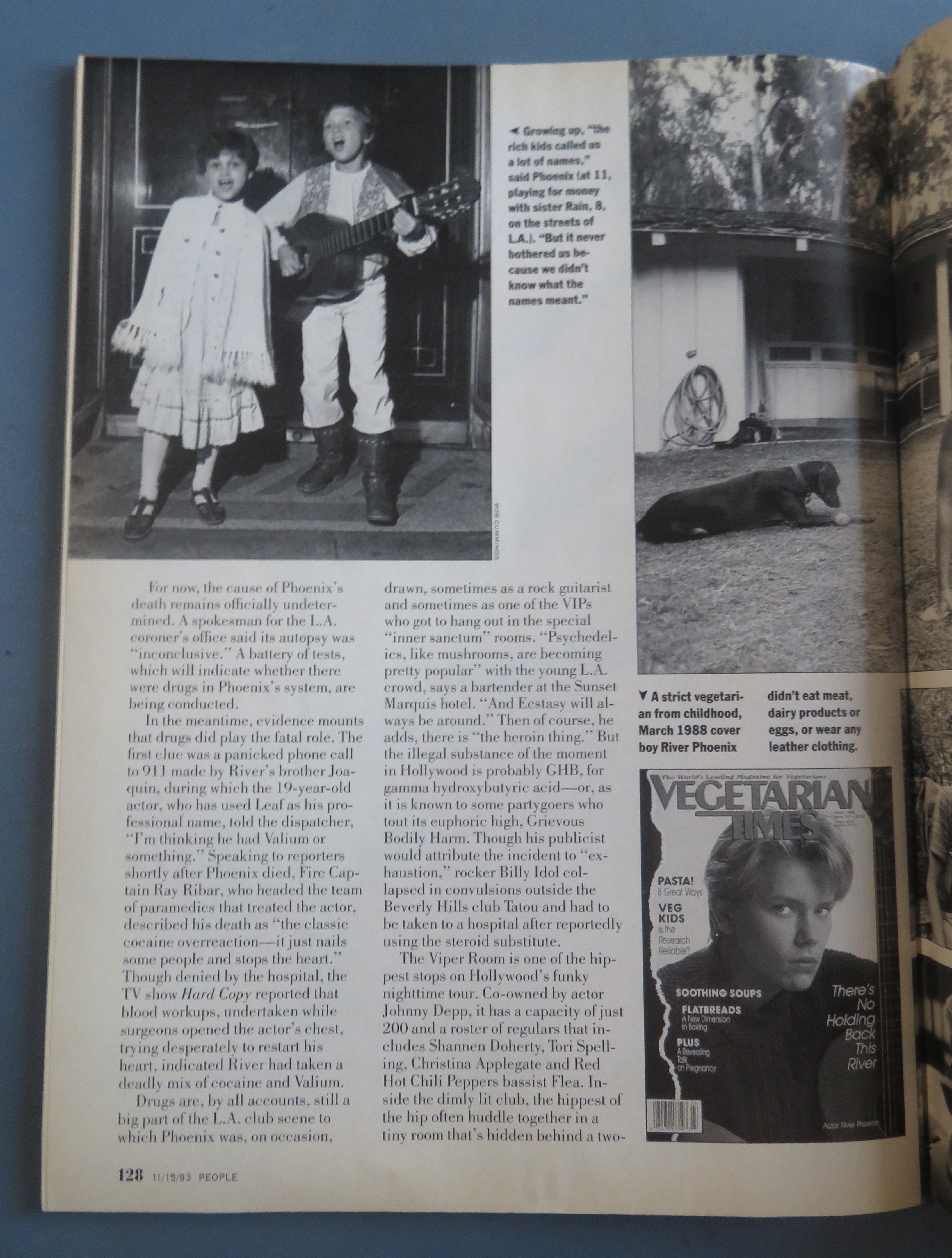 People Weekly Magazine November 15, 1993 River Phoenix