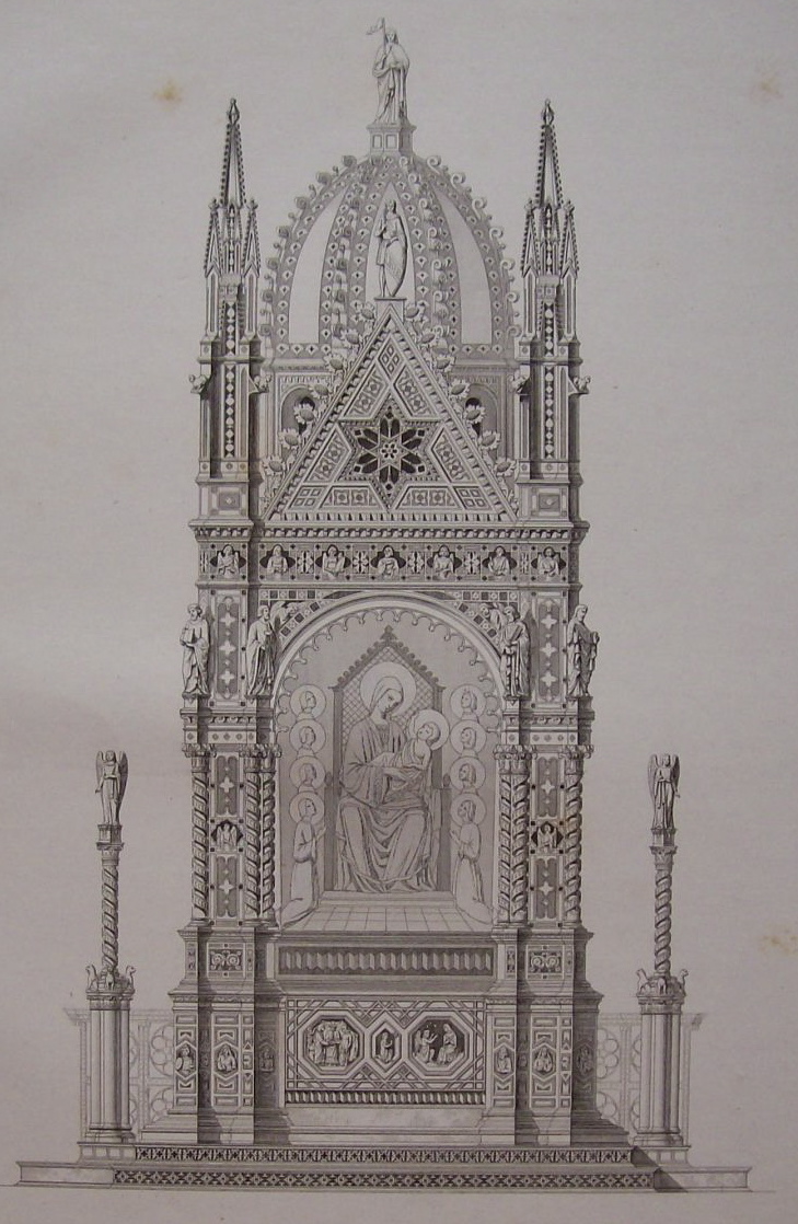 Tabernacle Dans L'Eglise D'or San Michele, A Florence