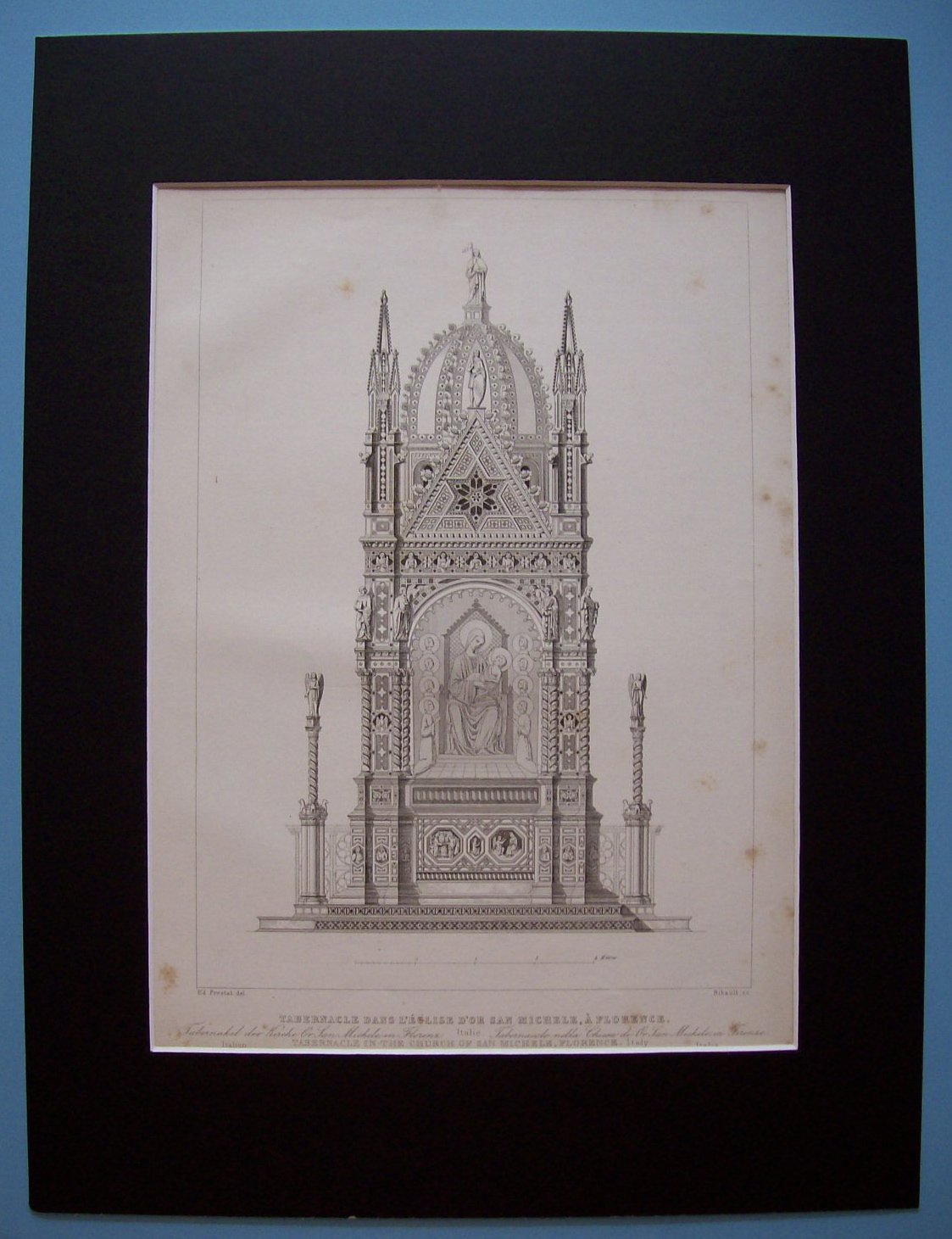 Tabernacle Dans L'Eglise D'or San Michele, A Florence