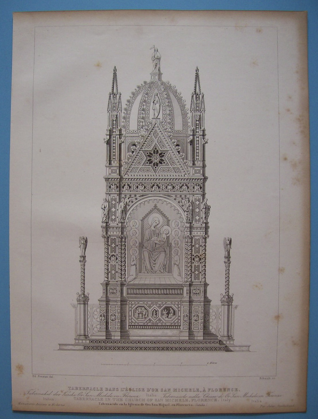 Tabernacle Dans L'Eglise D'or San Michele, A Florence