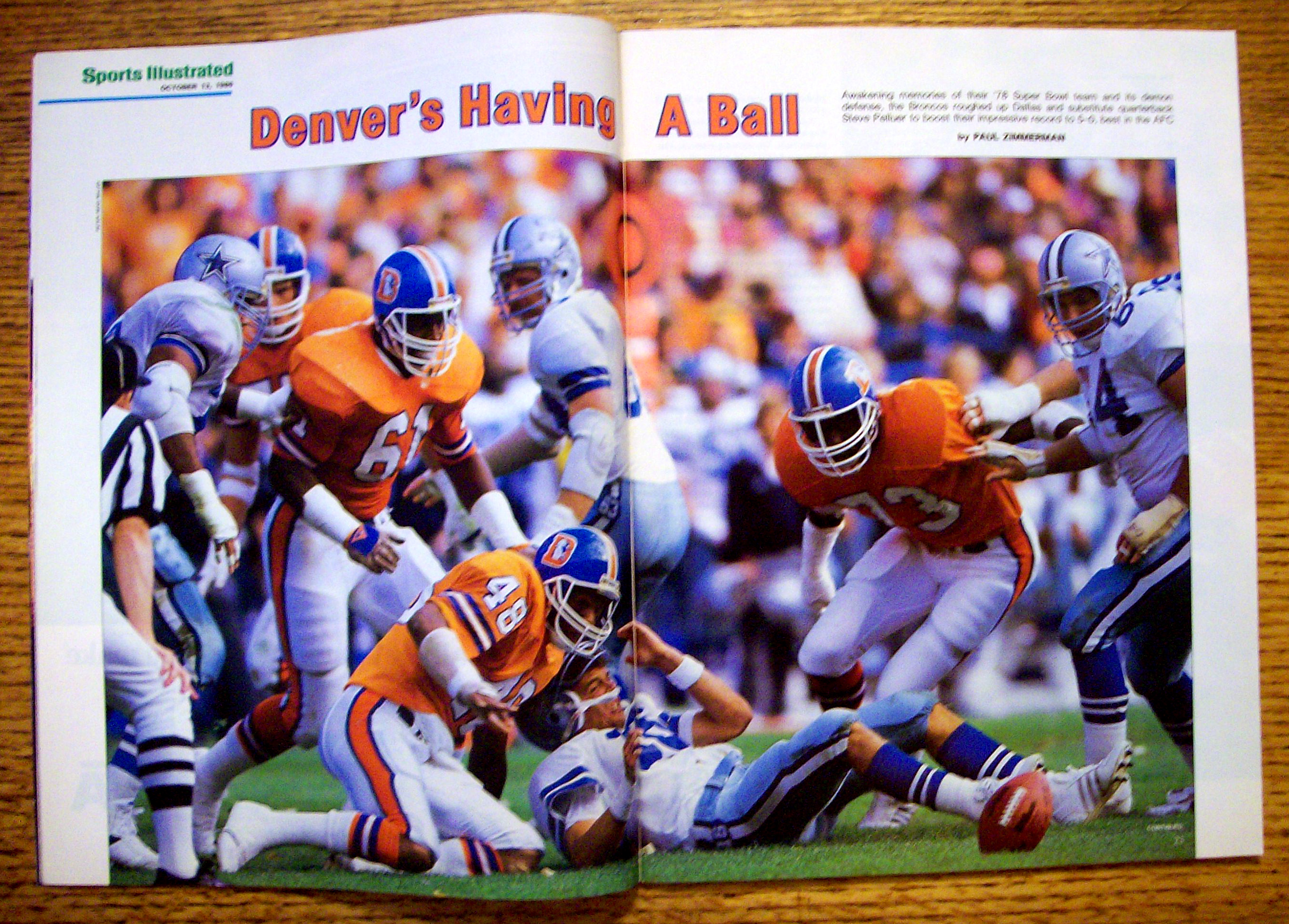 Sports Illustrated Magazine-October 13, 1986- J. Elway