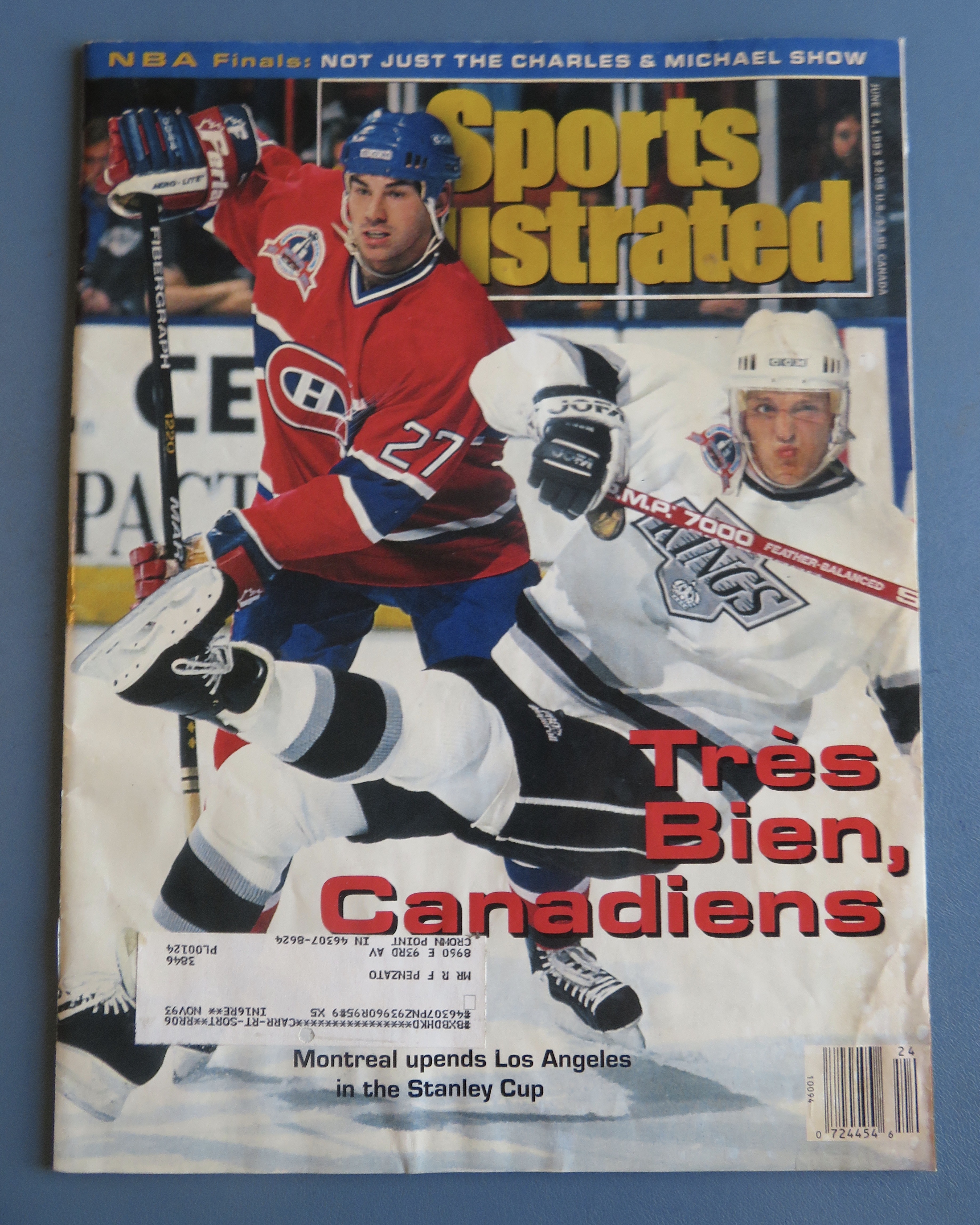 Sports Illustrated Magazine June 14, 1993 Stanley Cup